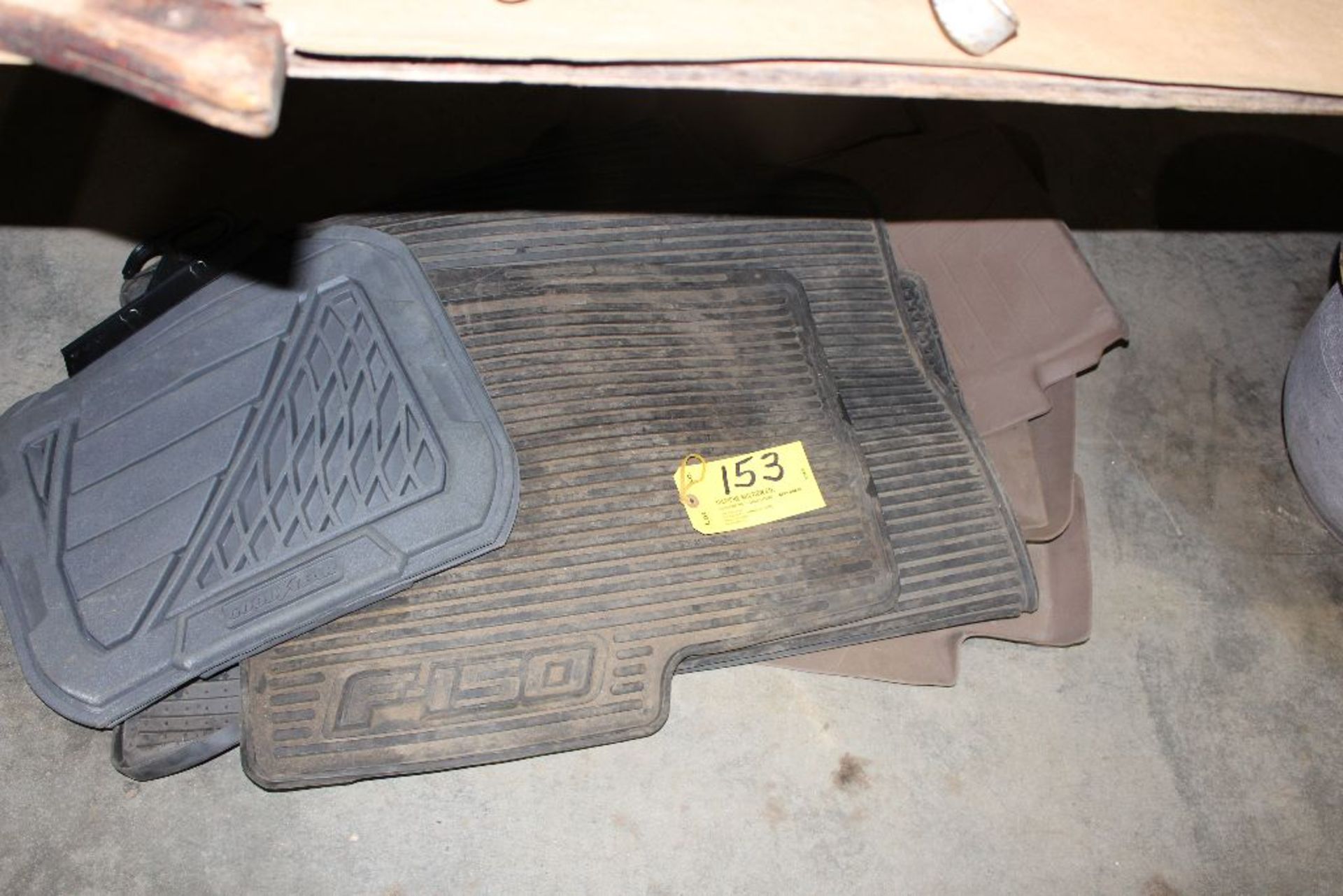 Misc. vehicle rubber mats.