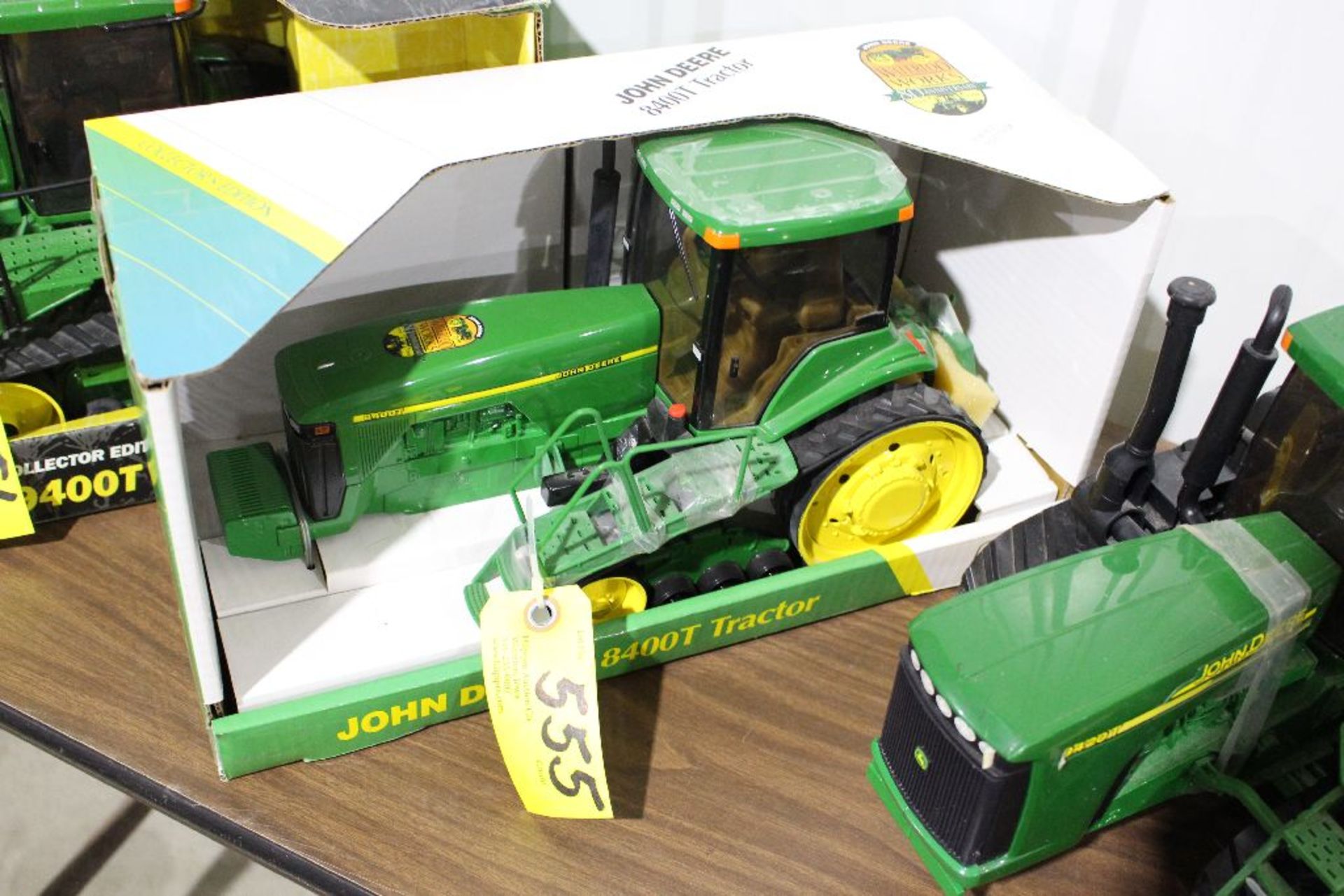 John Deere 8400T, Collector's Edition, 80th anniversary, Waterloo works, in box, 1/16 scale model.