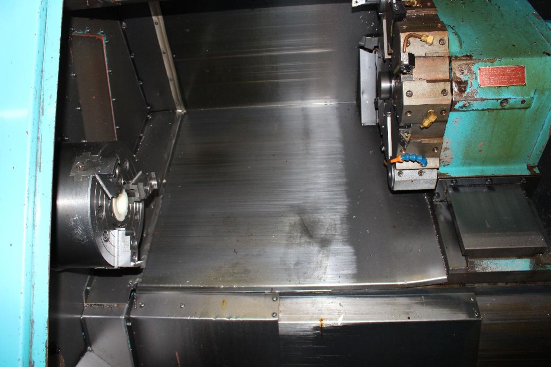 Mazak CNC lathe, QT 20 universal, s/n 55278; equipped with a Mazatrol T-1 control, 10" 3-jaw Howa - Image 3 of 6