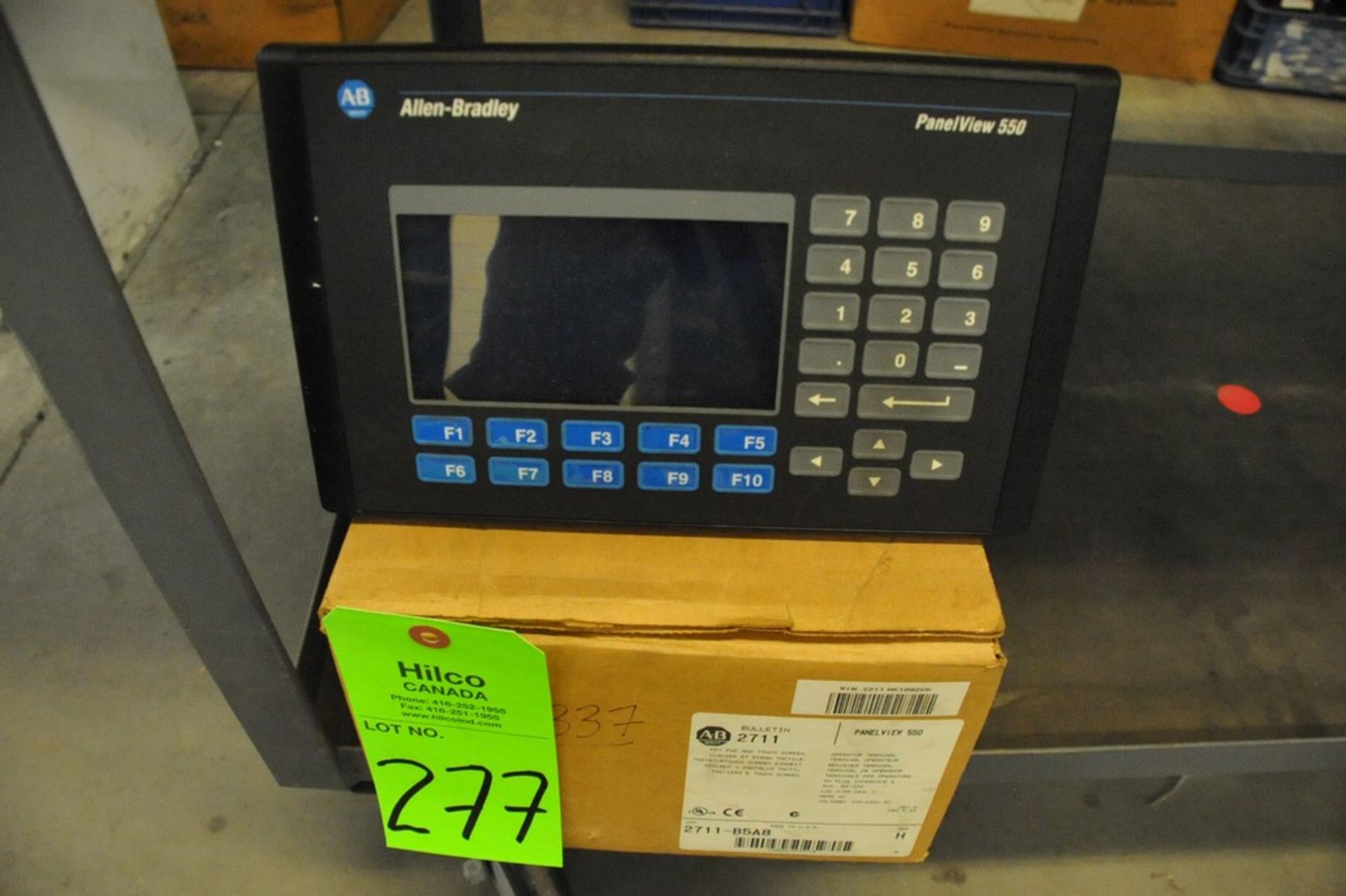 Allen Bradley Series H Panelview 550 Terminal Touch Screen