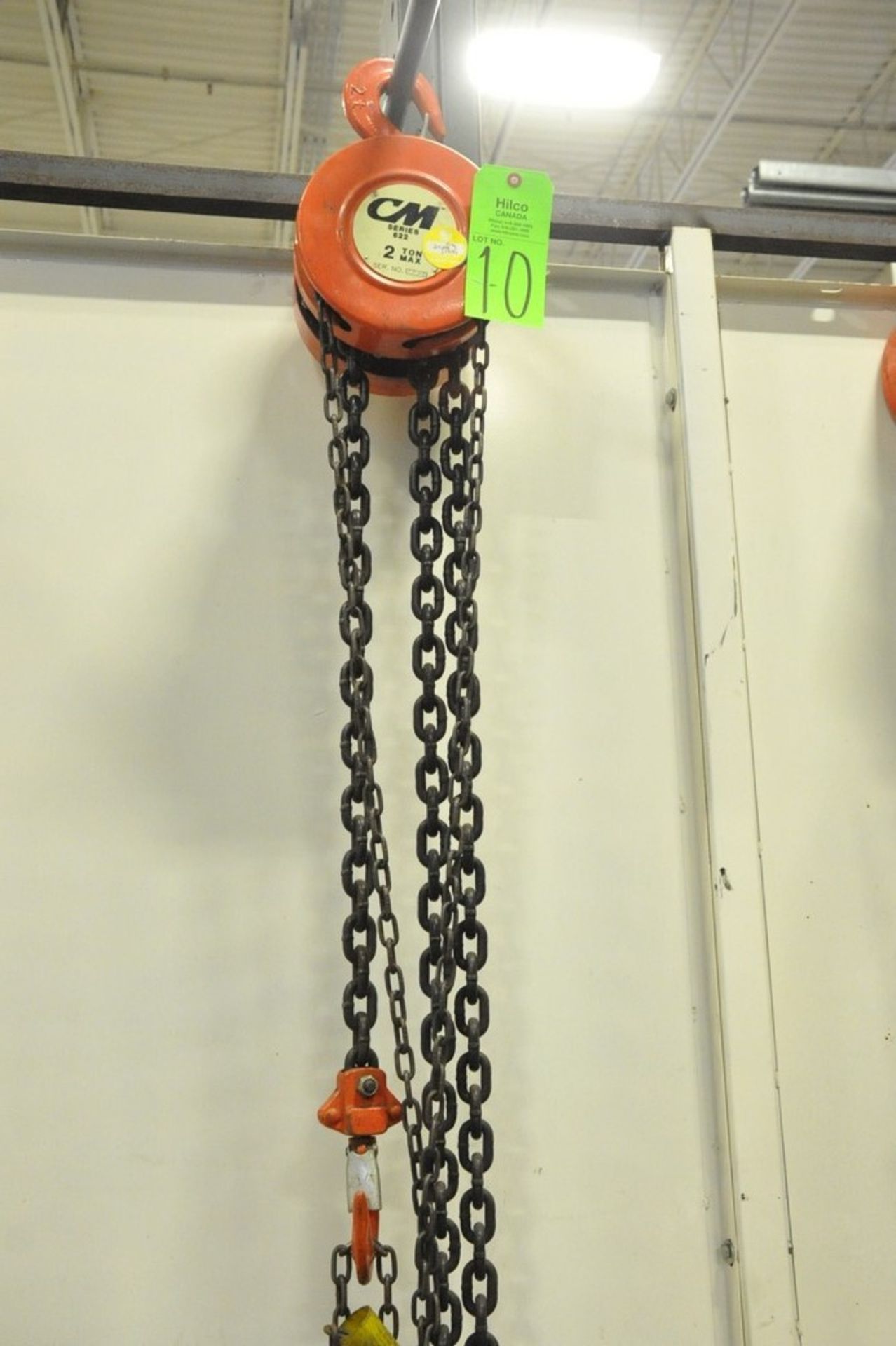 CM Series 622 2-Ton Chain Hoist