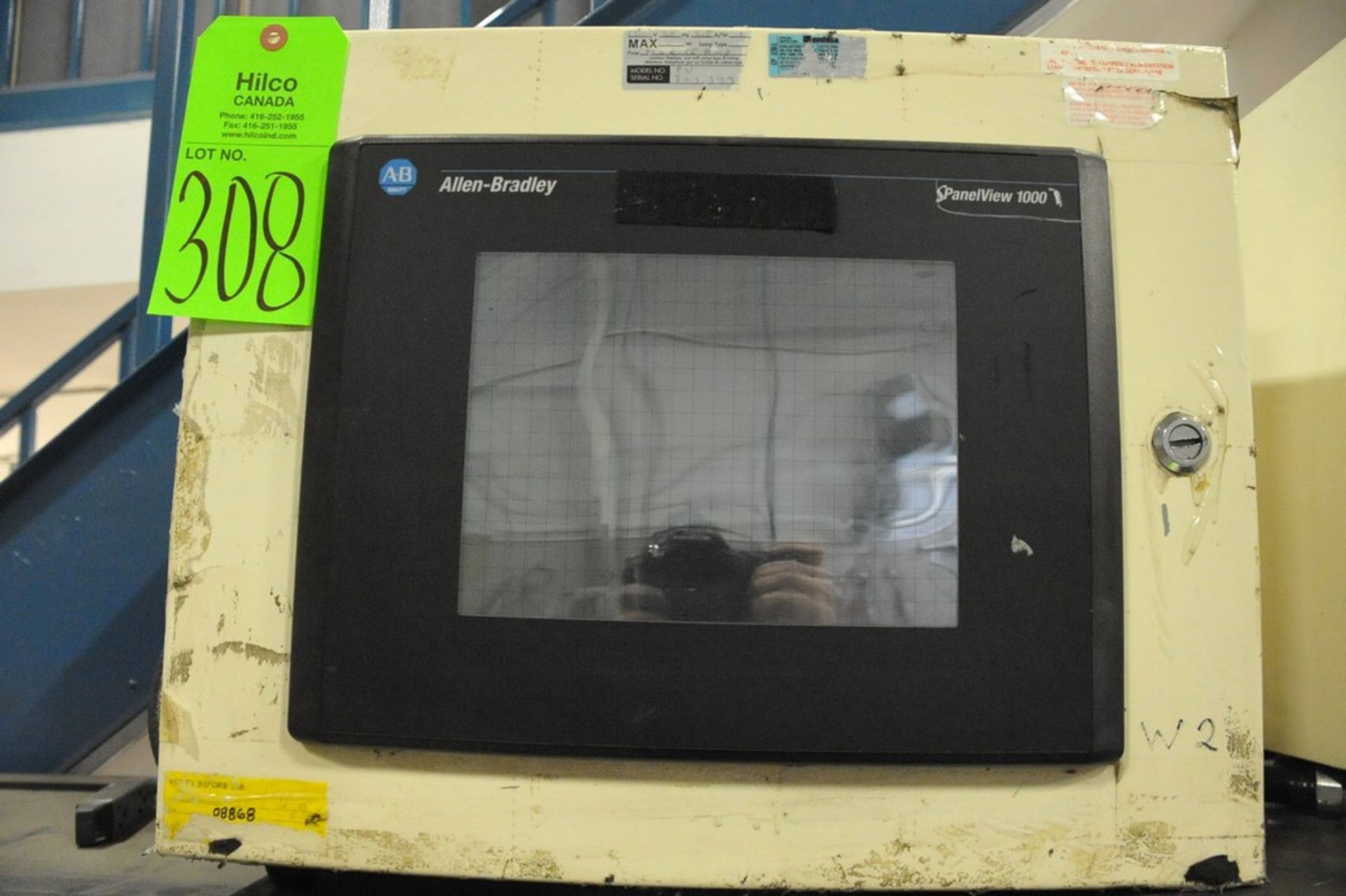 Allen Bradley Model Panelview 1000 Screen