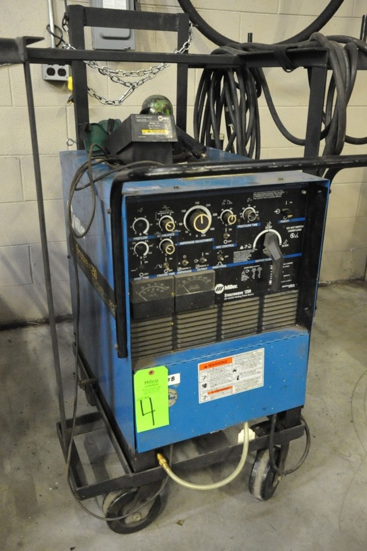 Miller Model Syncrowave 250 CC AC/DC Welding Power Source