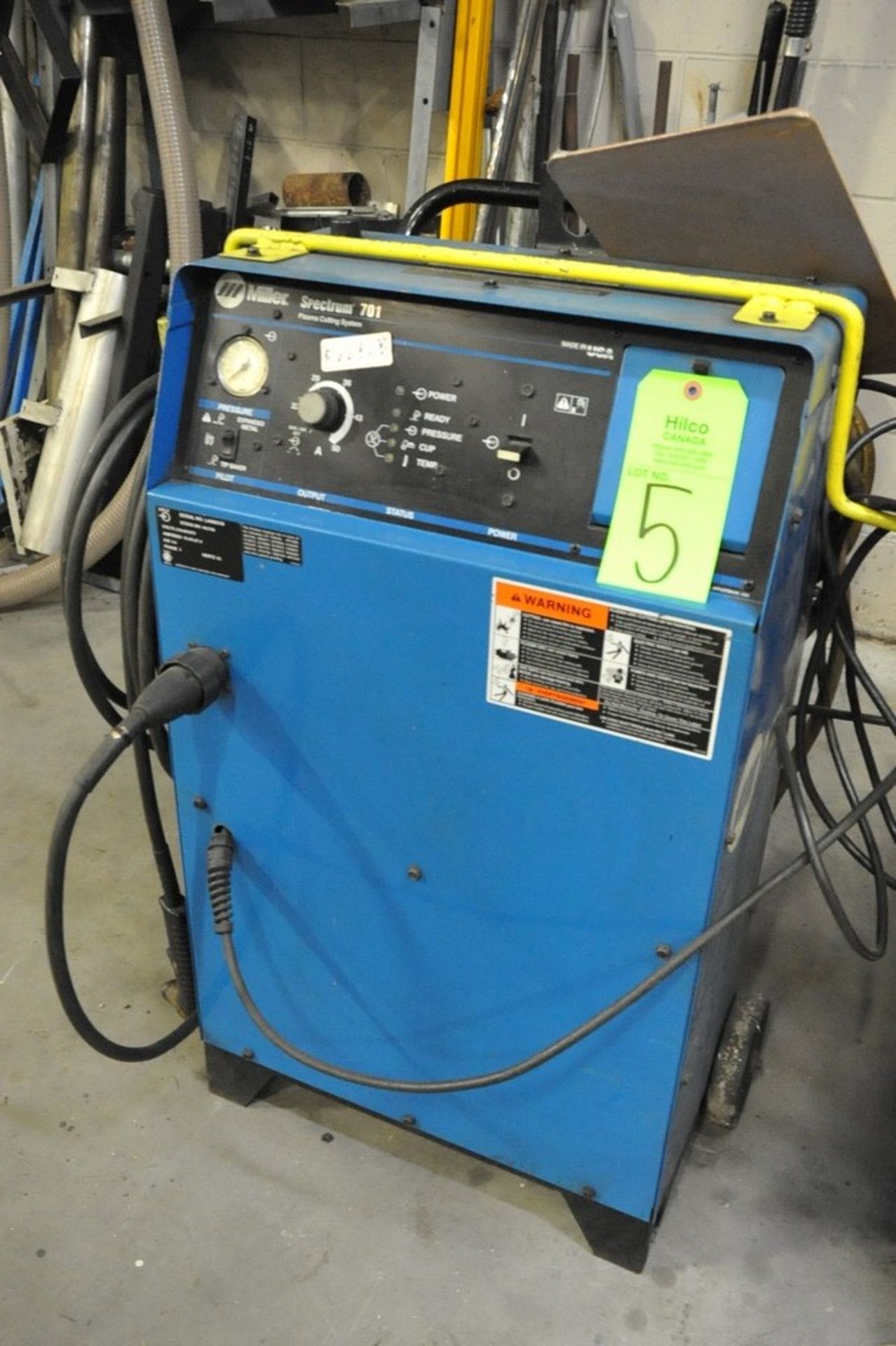 Miller Model Spectrum 701 Plasma Cutting System