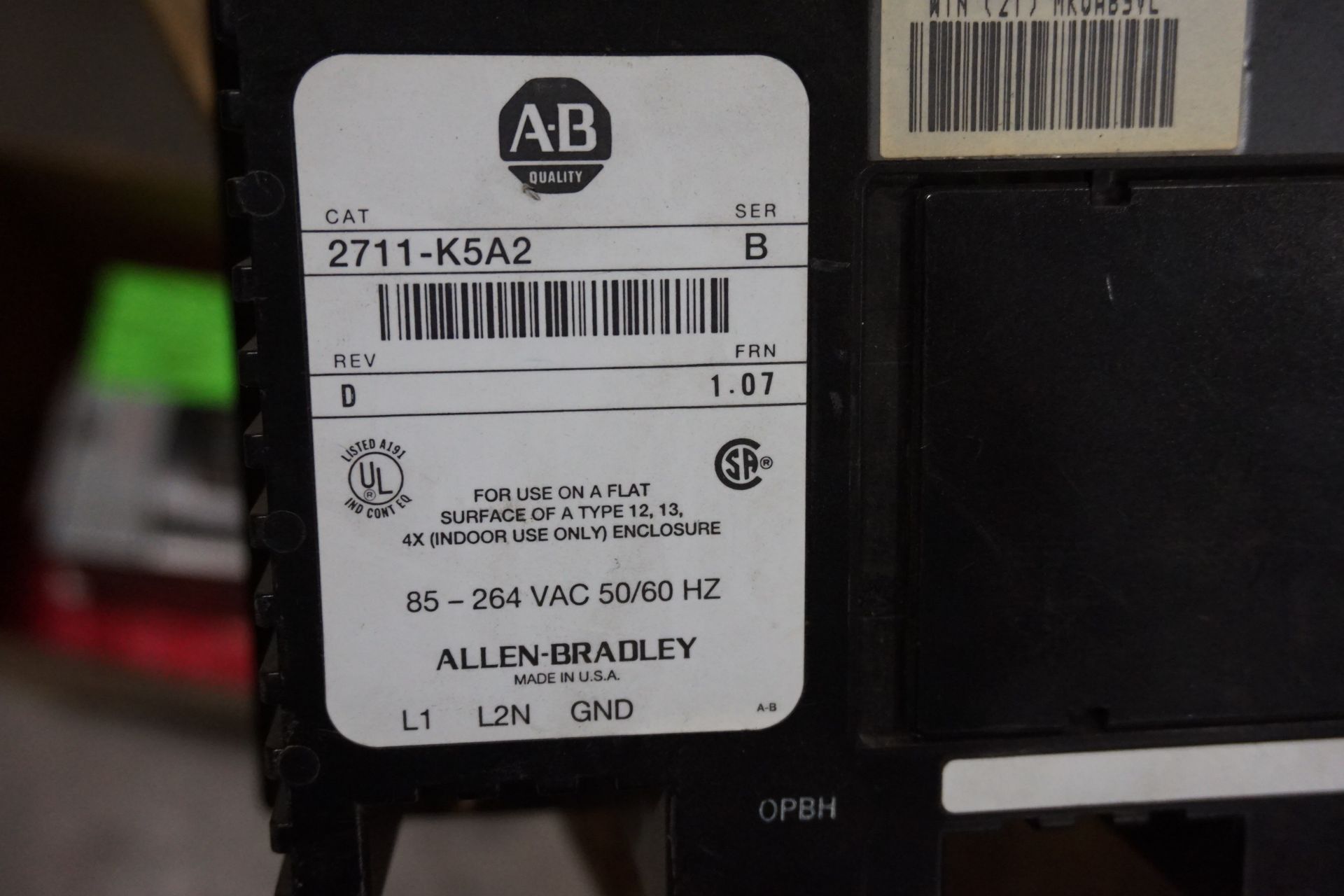 Lot of Asst. Allen Bradley Model Panelview 600 Touch Screens - Image 4 of 5