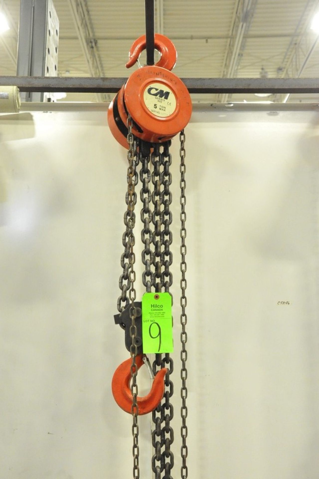 CM Series 622 5-Ton Chain Hoist