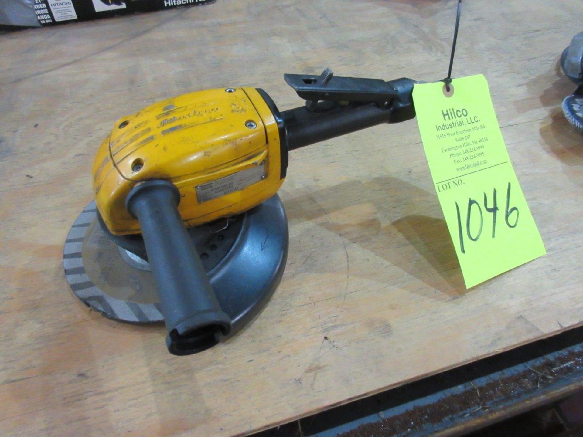 Atlas Copco Model GTG 40 7" Pneumatic Angle Grinder