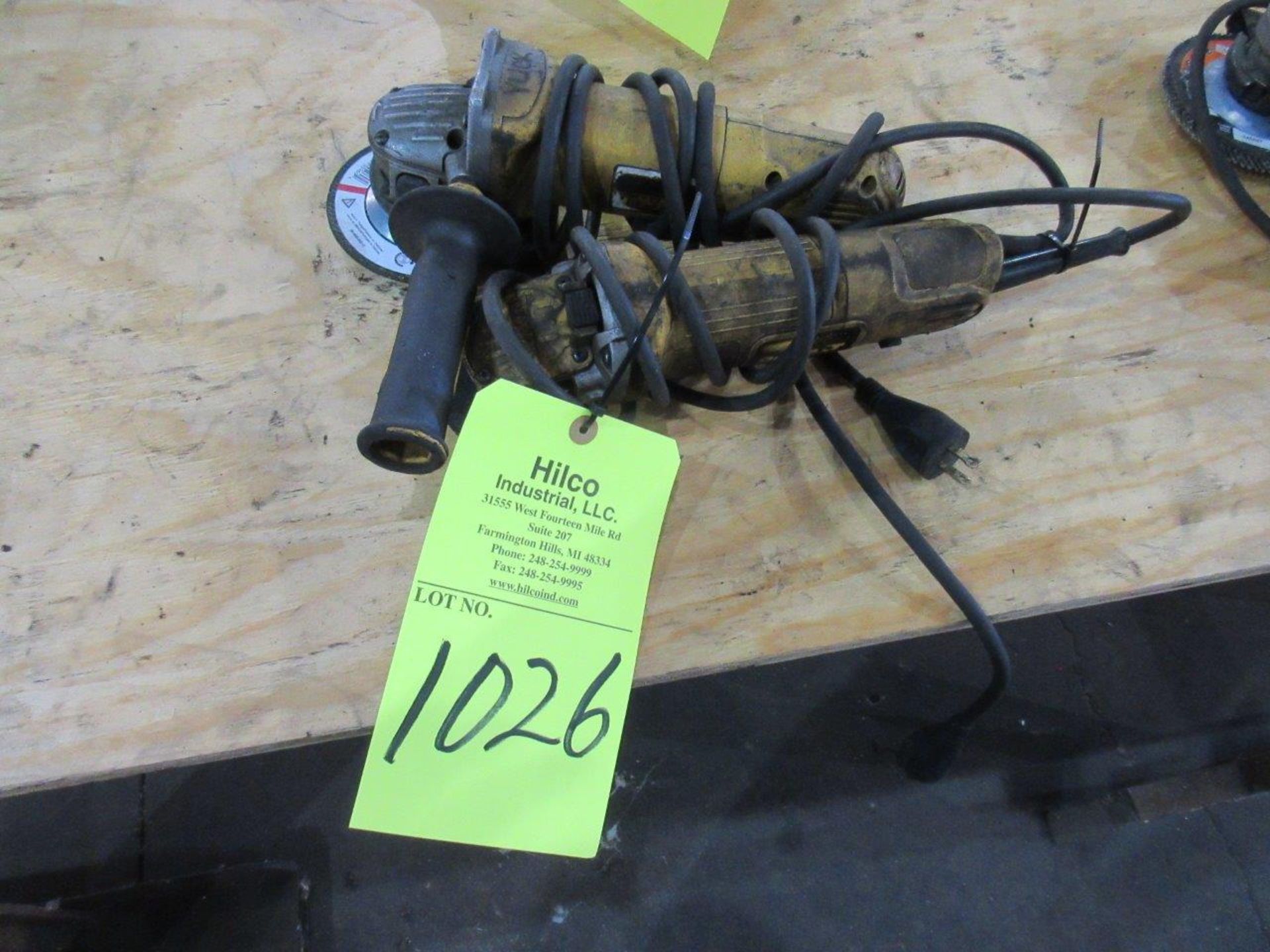 DeWalt Model D28402 4 1/2" Angle Grinders