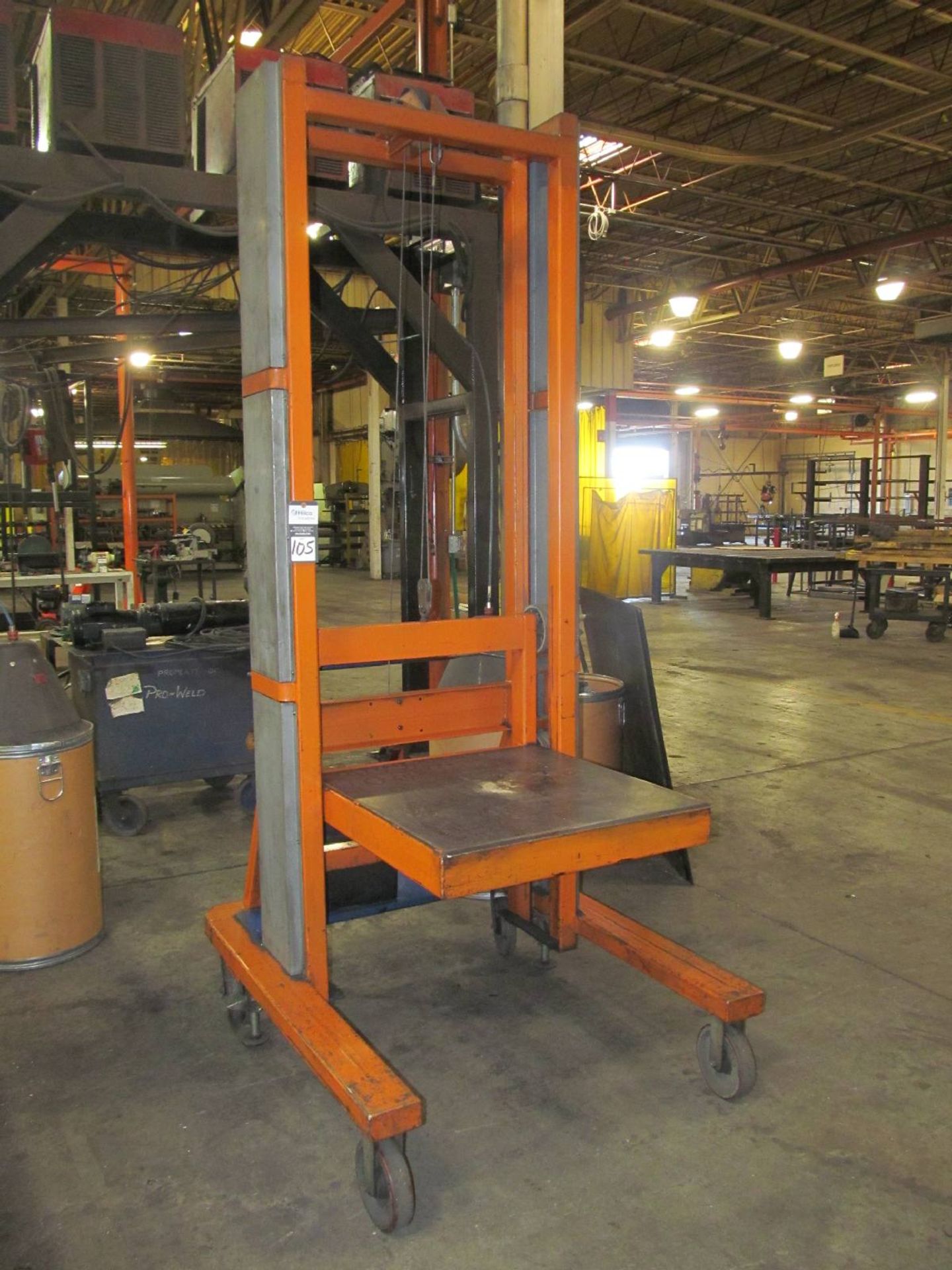 2000 lb. Electric Die Lift Cart - Image 2 of 3
