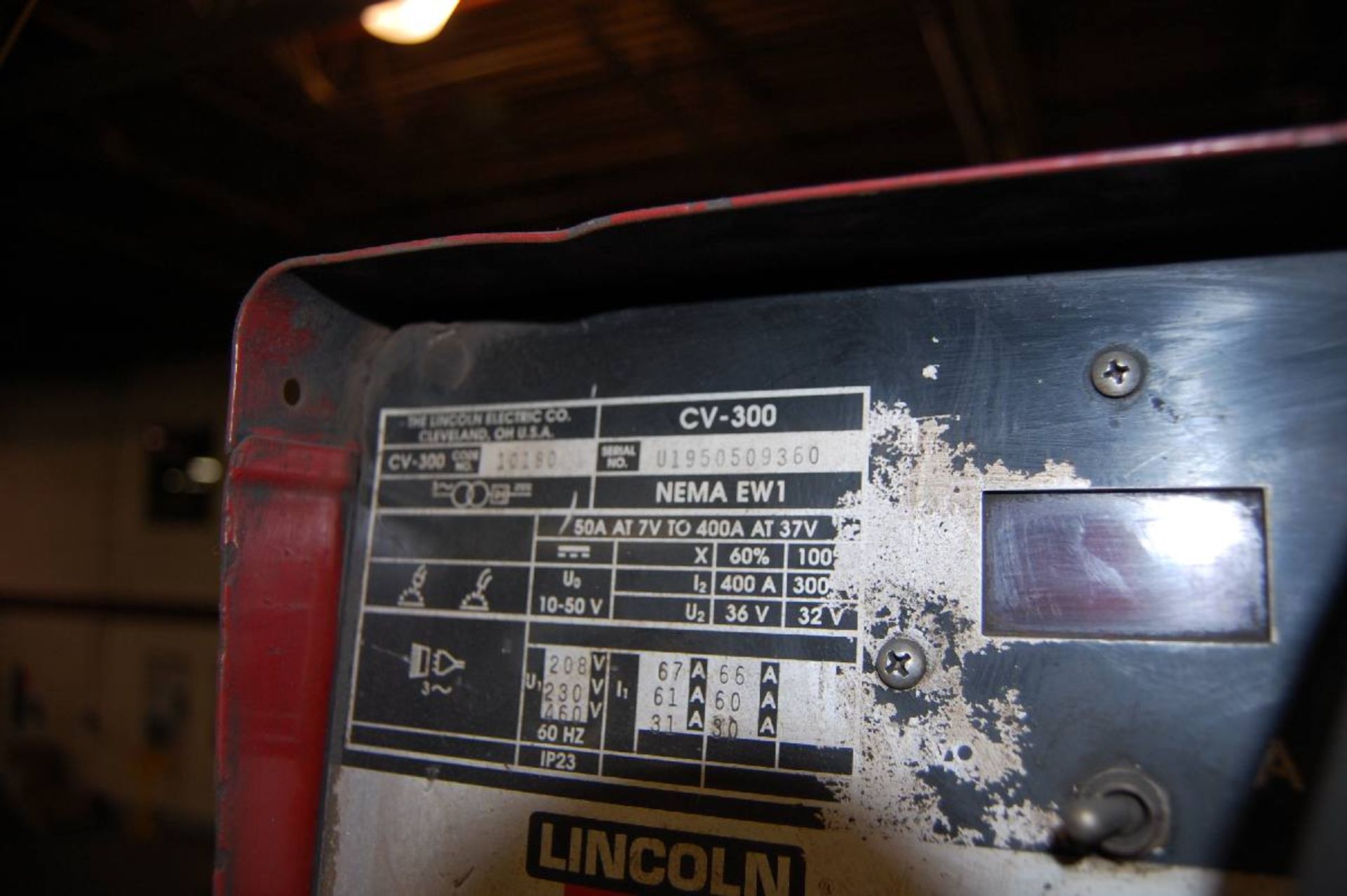 Lincoln Electric Model CV-300 Mig Welding Power Source - Image 2 of 2
