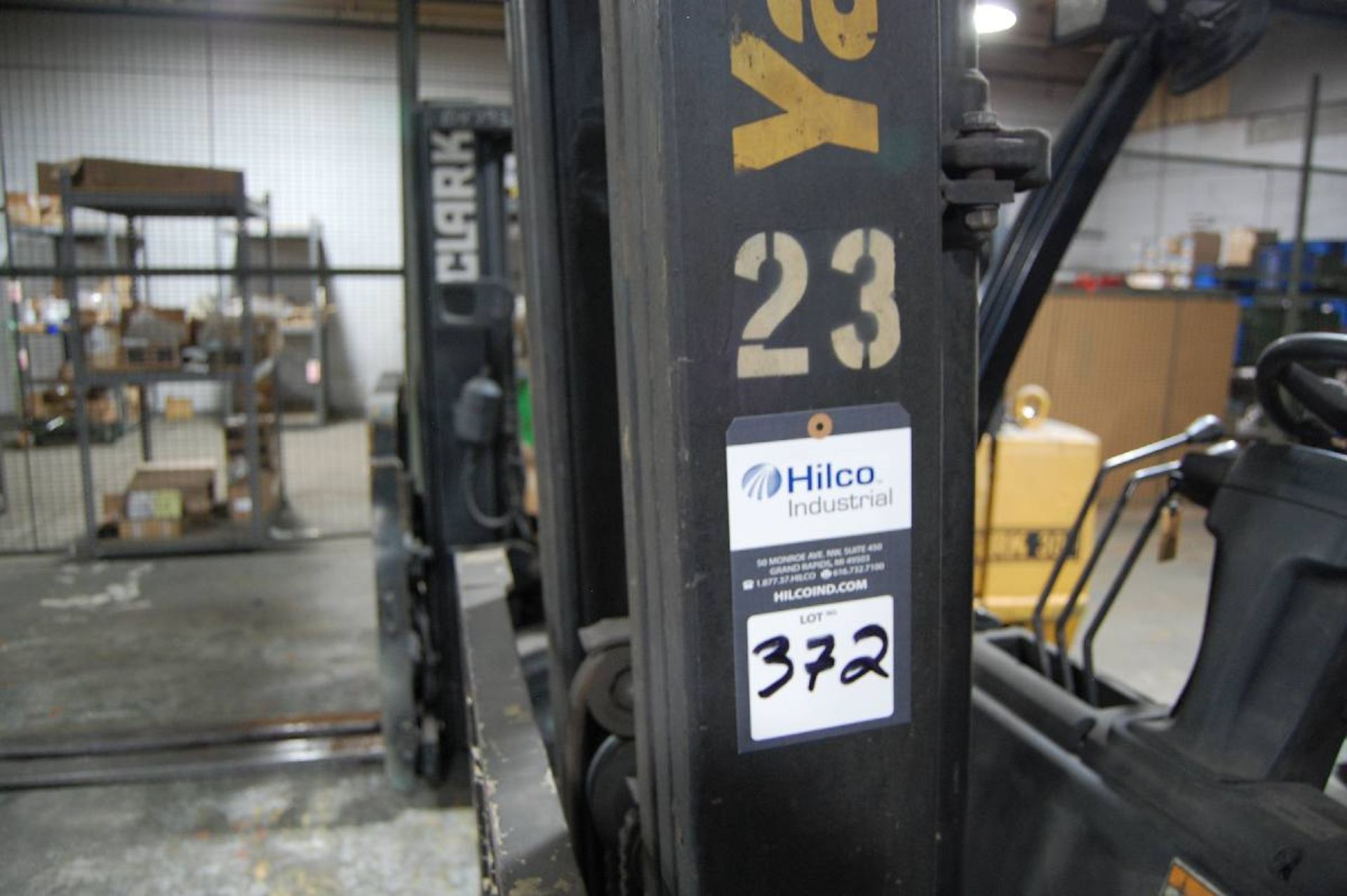 Yale Model GLCO50VXNSE083 5,000 Lb Capacity LP Type Forklift Truck - Image 5 of 6