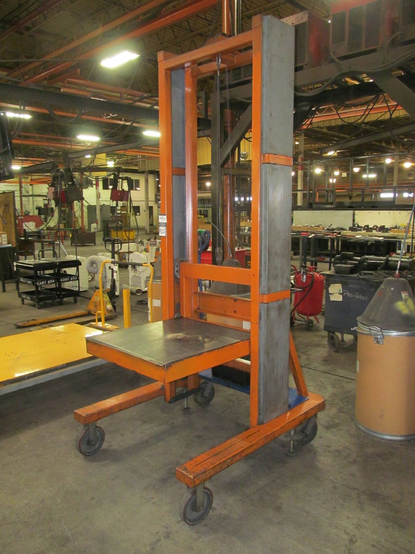 2000 lb. Electric Die Lift Cart