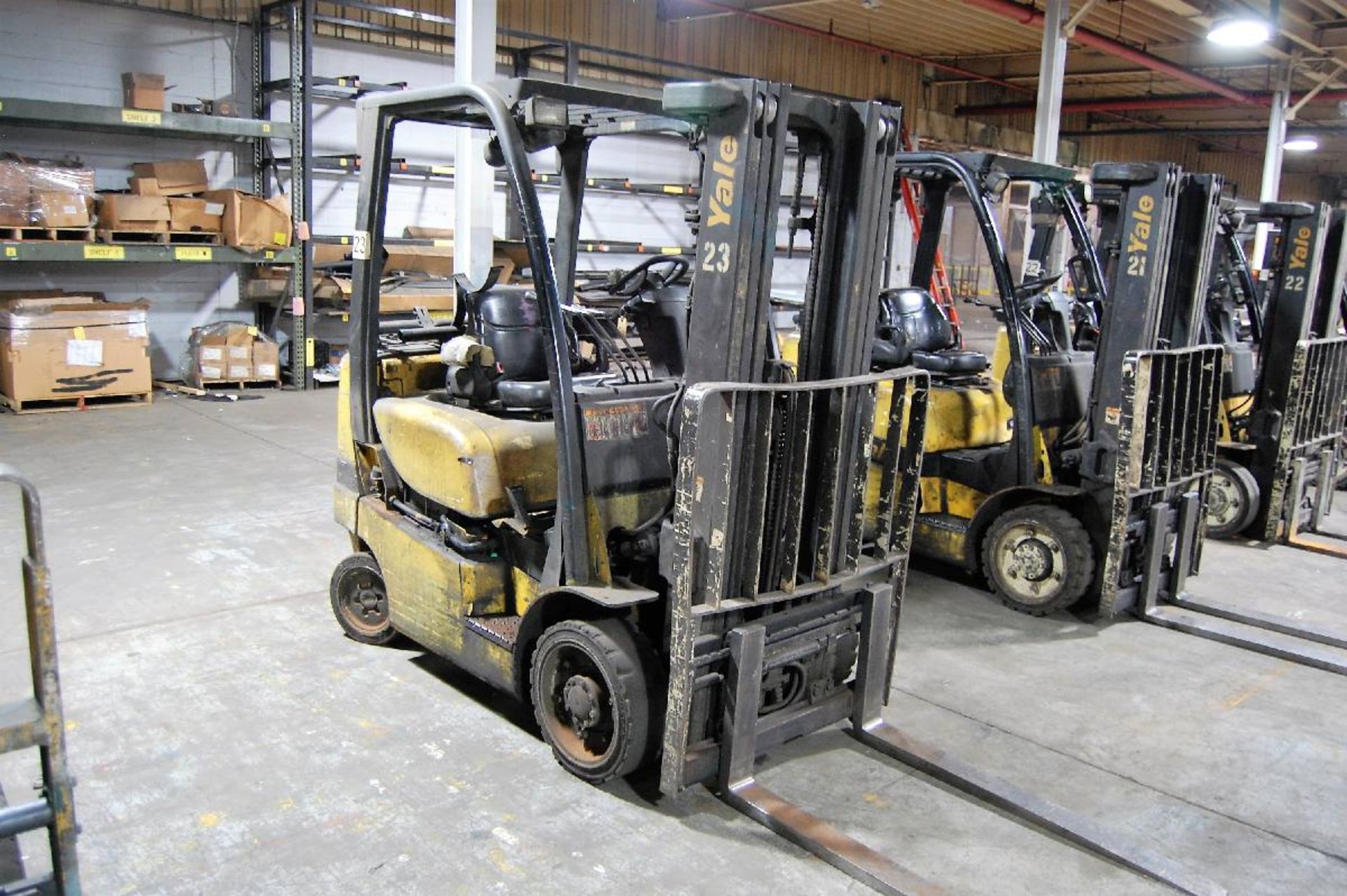 Yale Model GLCO50VXNSE083 5,000 Lb Capacity LP Type Forklift Truck - Image 2 of 6