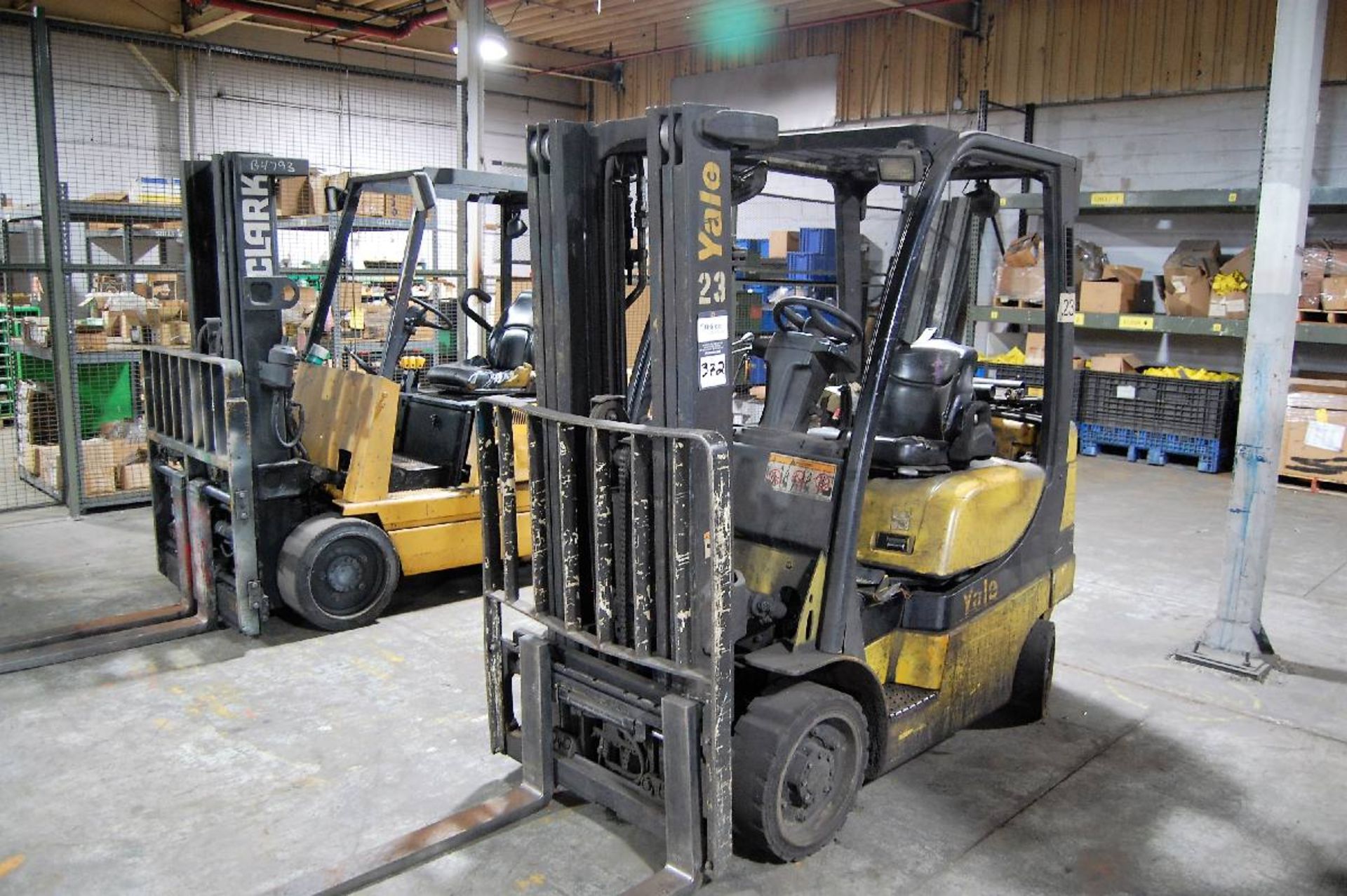 Yale Model GLCO50VXNSE083 5,000 Lb Capacity LP Type Forklift Truck