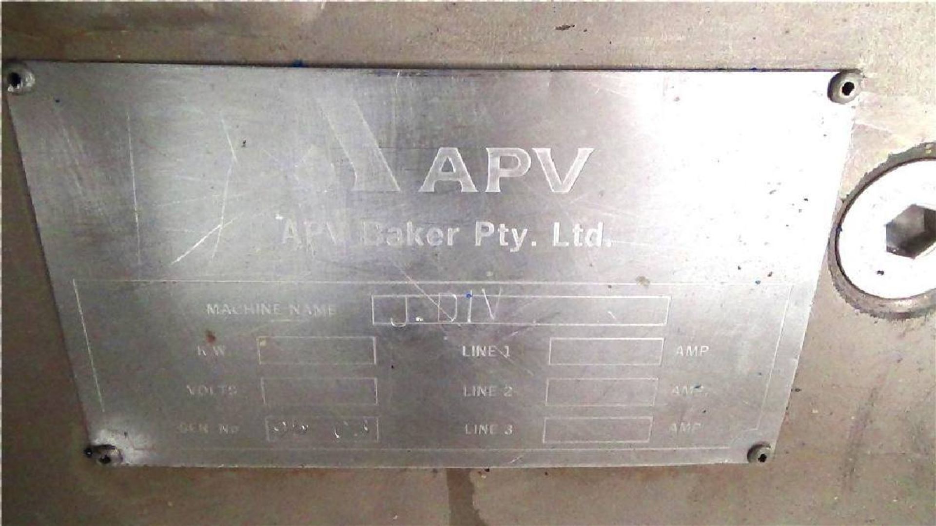 APV Baker Perkins Model XJ-G Stainless Steel Single Chunk Dough Divider - Image 13 of 25