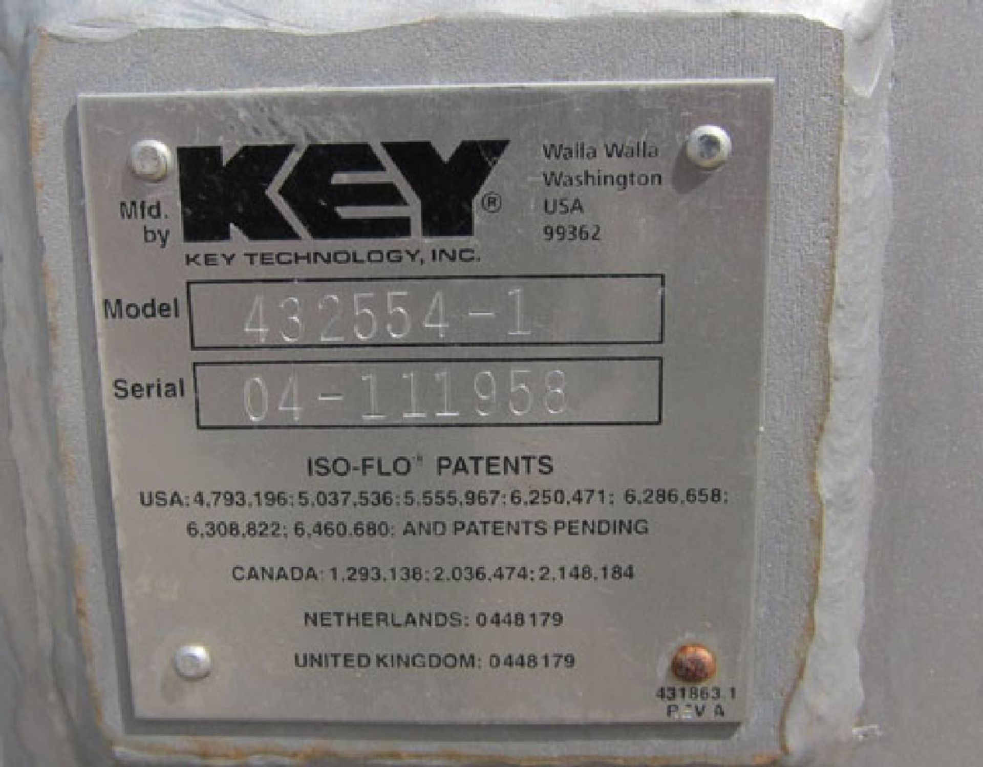 Key Technology Model 432554-1 5 Lane ISO-FLO Vibratory Conveyor - Image 12 of 13