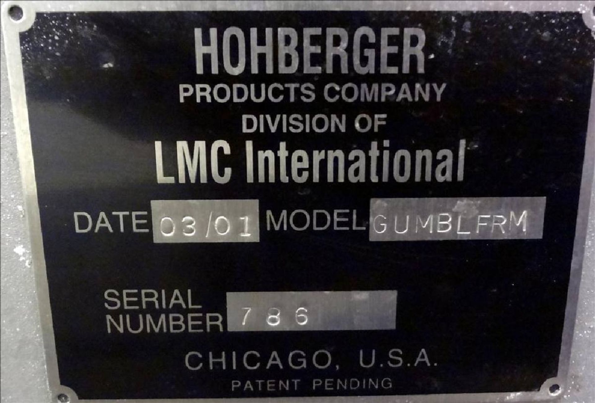 Hohberger Model GUMBLFRM Split Level Slitter - Image 19 of 19