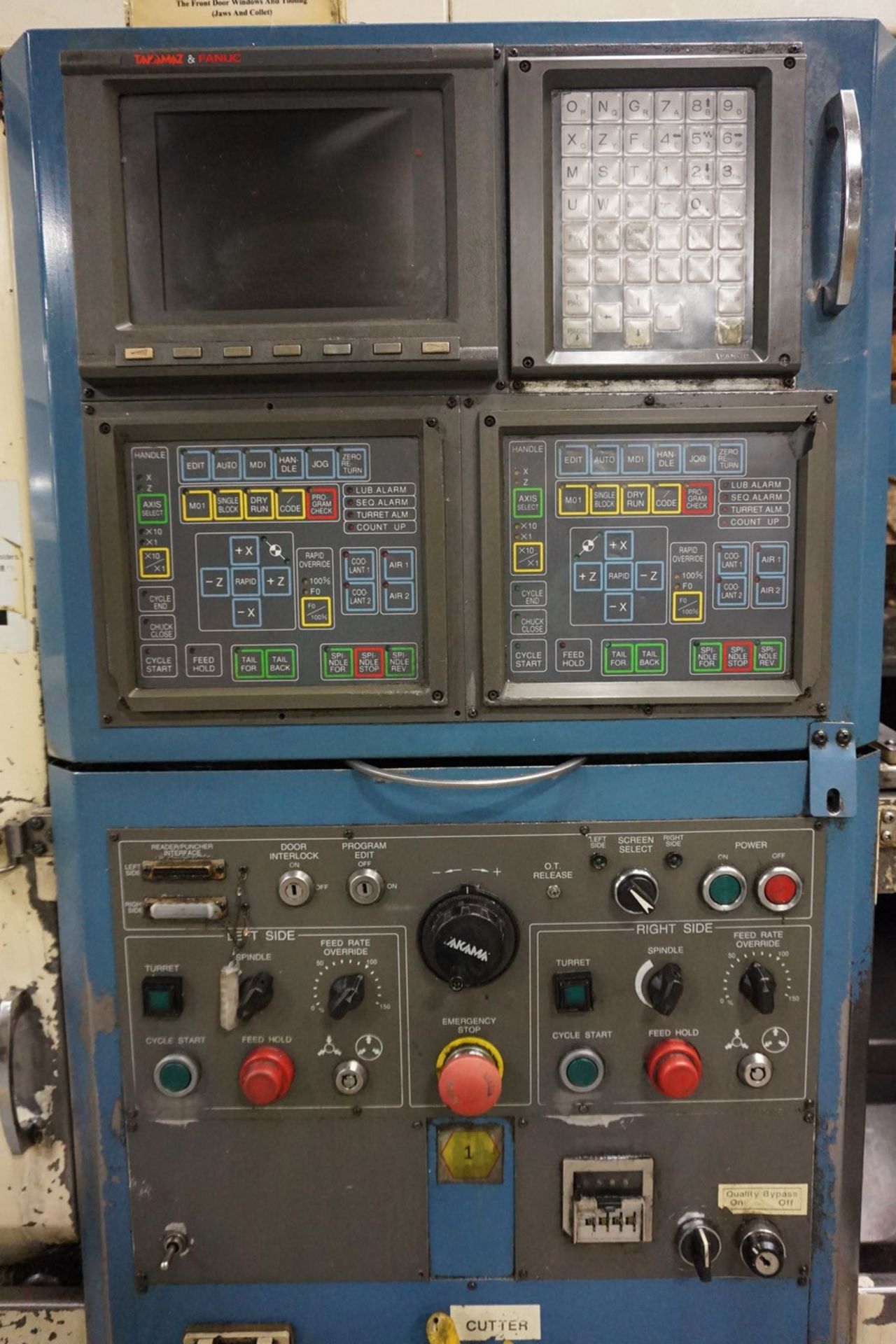 Takamatsu Model XW180 2SP CNC Lathe 200/220V c/w Transformer, Conveyor System - Image 2 of 10