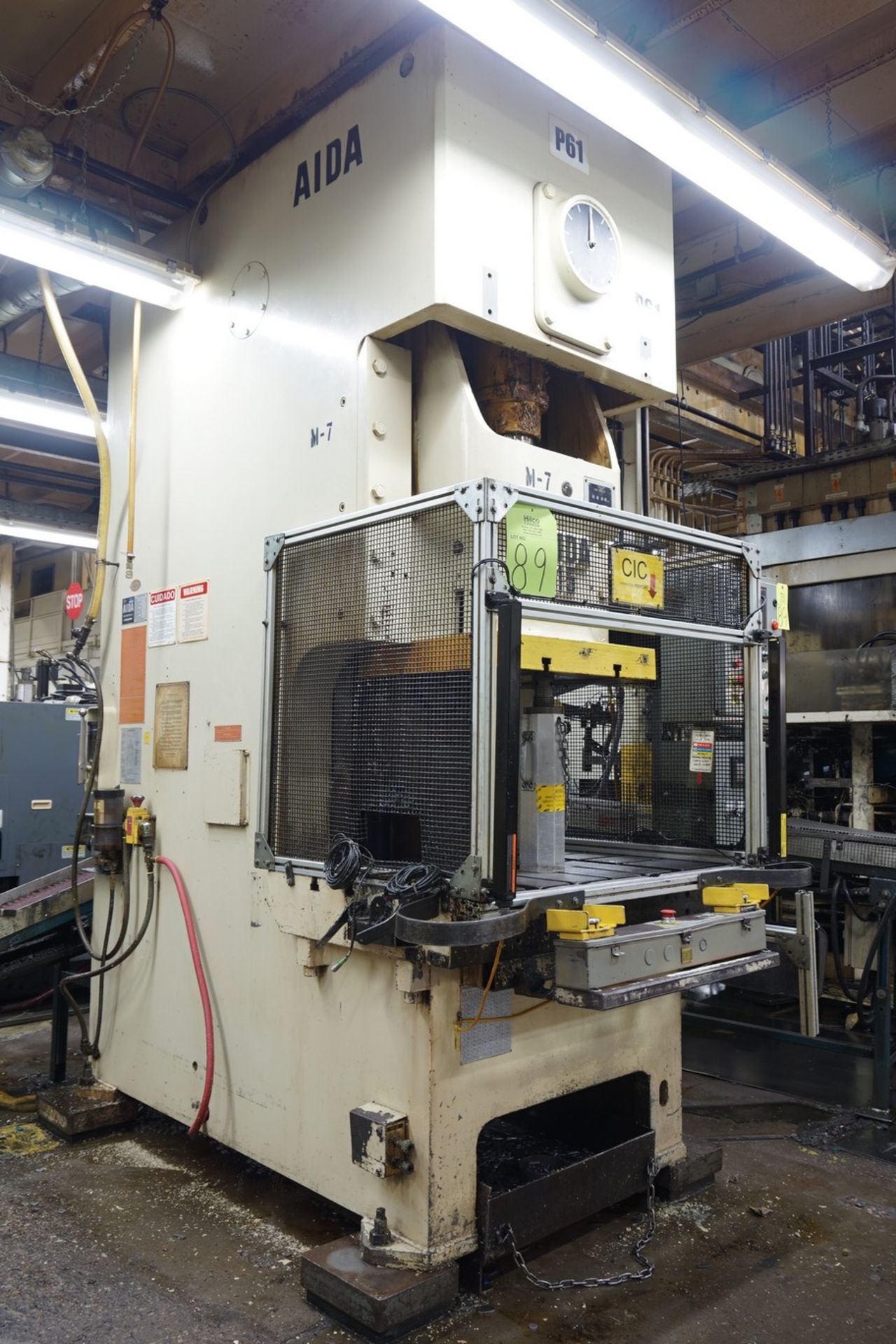 Aida Model NC1-150 165 Ton Single Point Gap Frame Press (P61) - Image 2 of 10