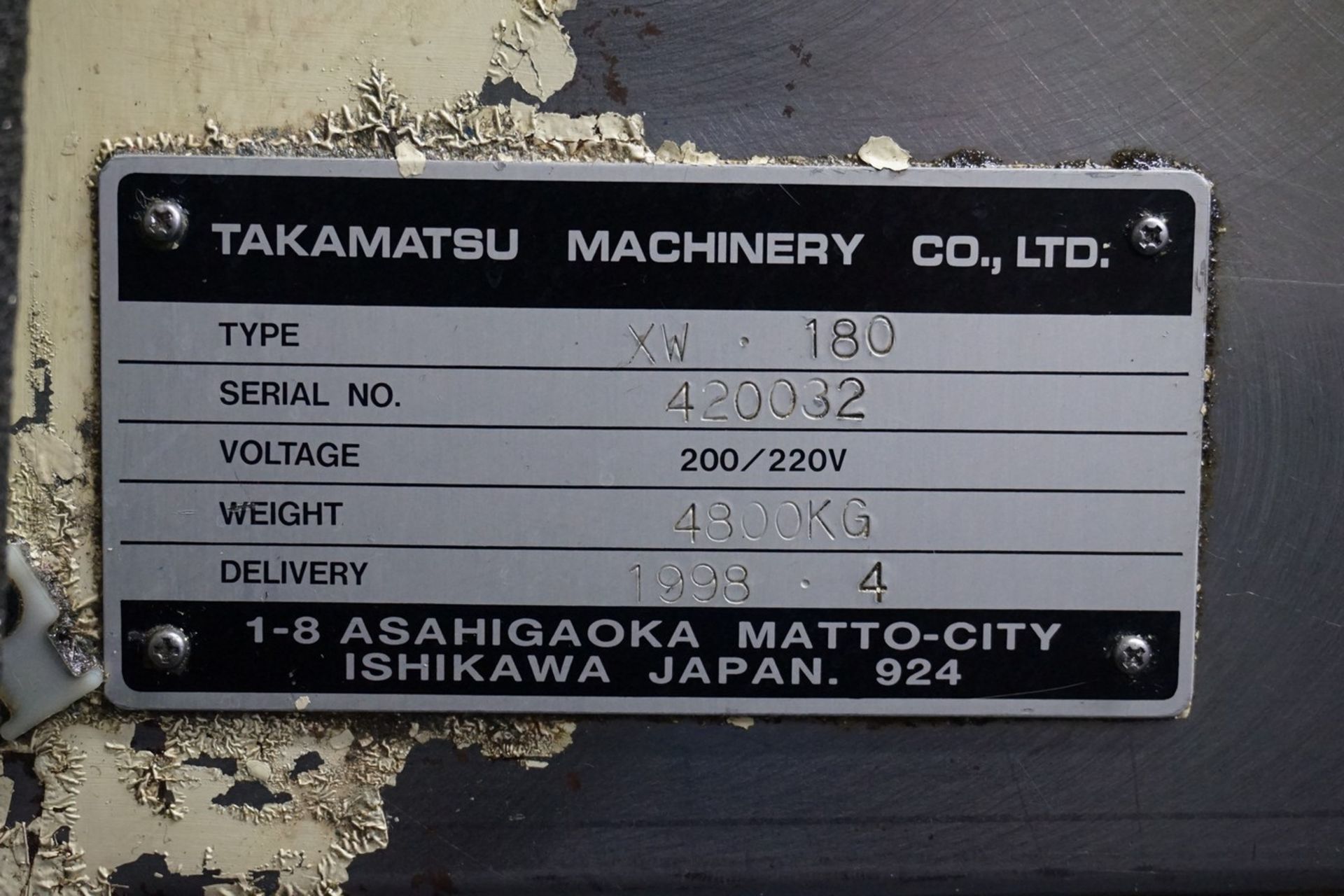 Takamatsu Model XW180 2-Axis CNC Twin Precision Lathe with BW Loader - Image 8 of 12