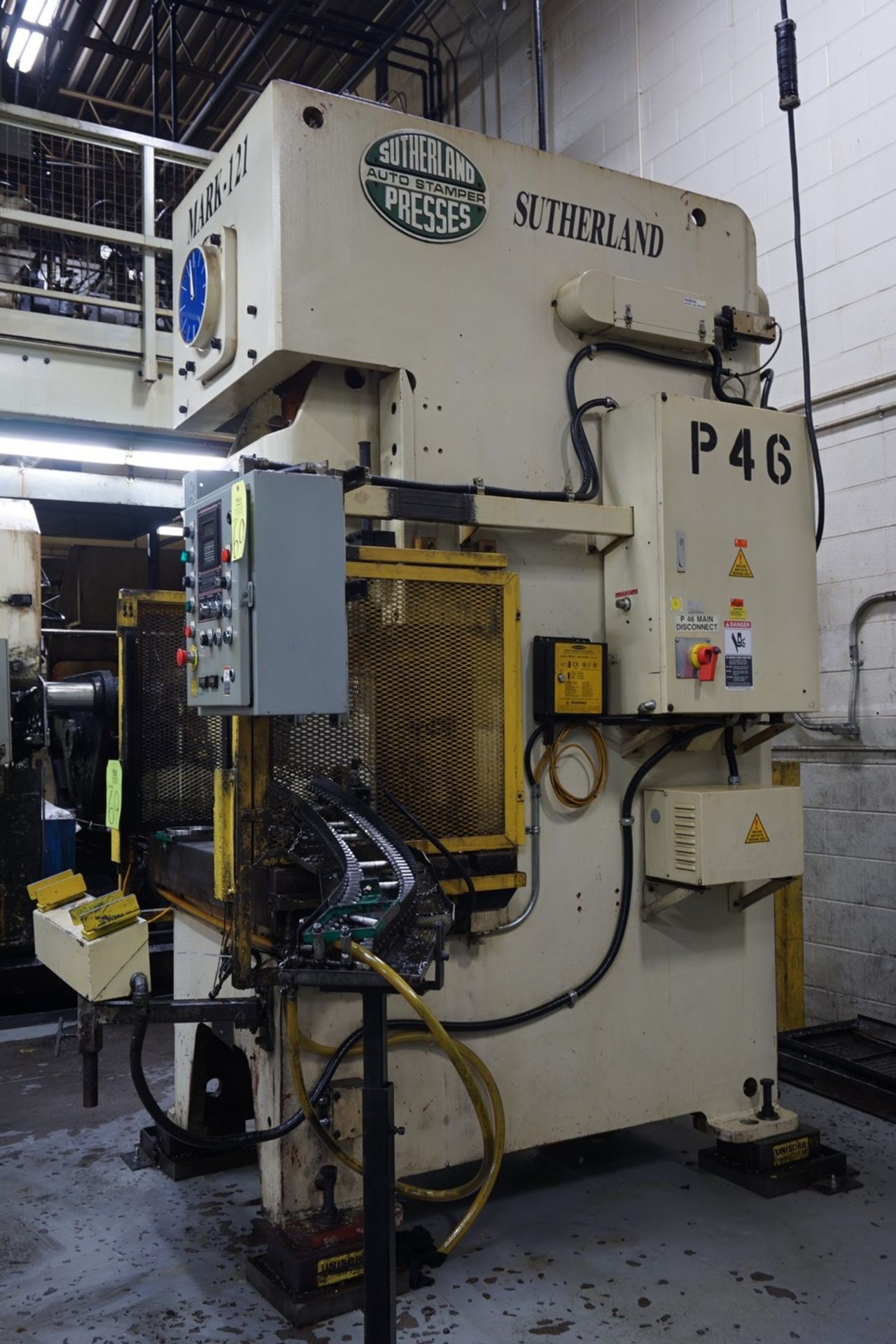 Sutherland Model FCP-110 MARK 121 110 Ton Single Point Gap Frame Press (P46) - Bild 2 aus 6