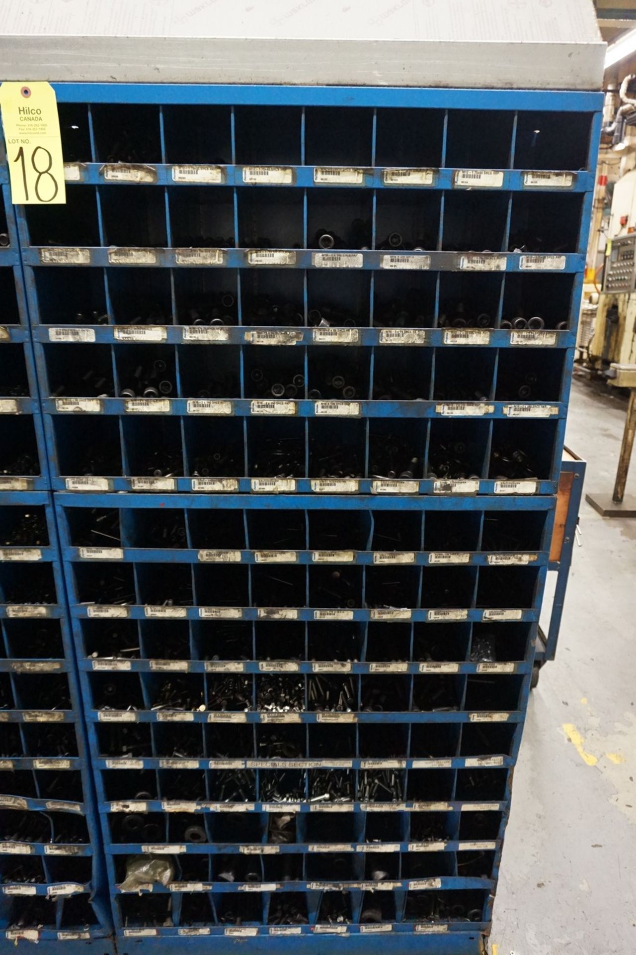 Fastenal Pigeon Hole Cabinet with Hardware