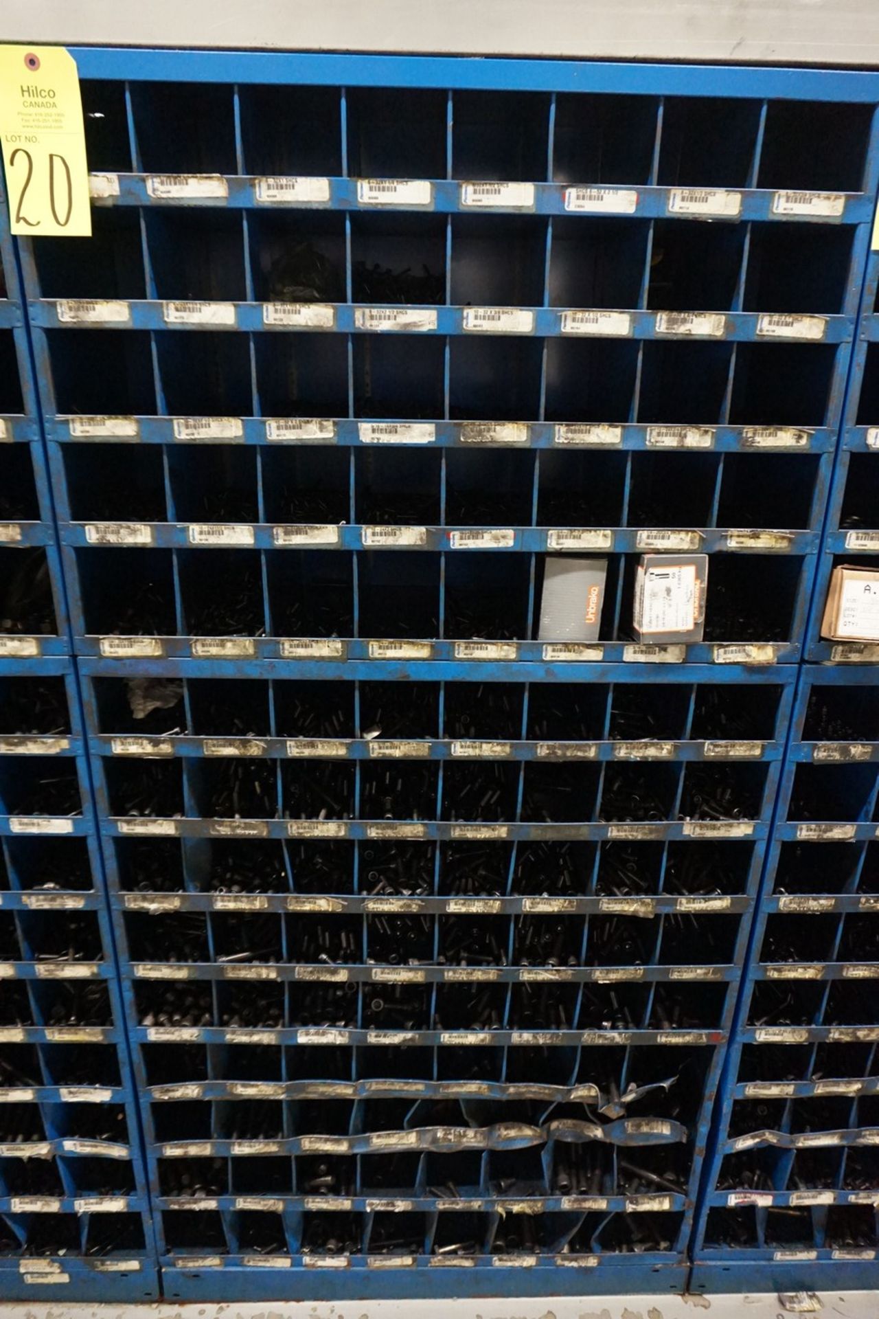 Fastenal Pigeon Hole Cabinet with Hardware