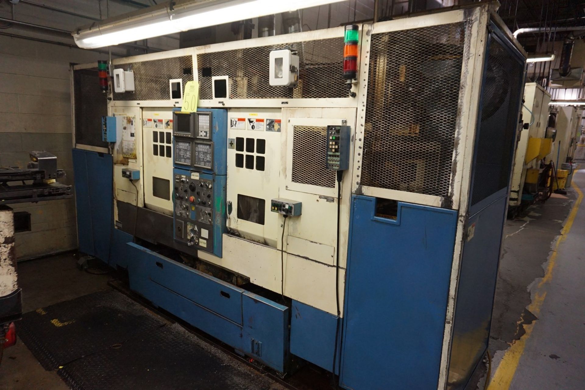 Takamatsu Model XW180 2-Axis CNC Twin Precision Lathe with BW Loader