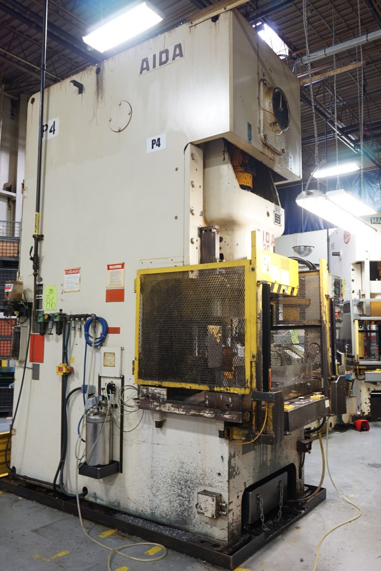 Aida Model NC1-20-(2) 220 Ton Single Point Gap Frame Press (P4) - Image 9 of 9