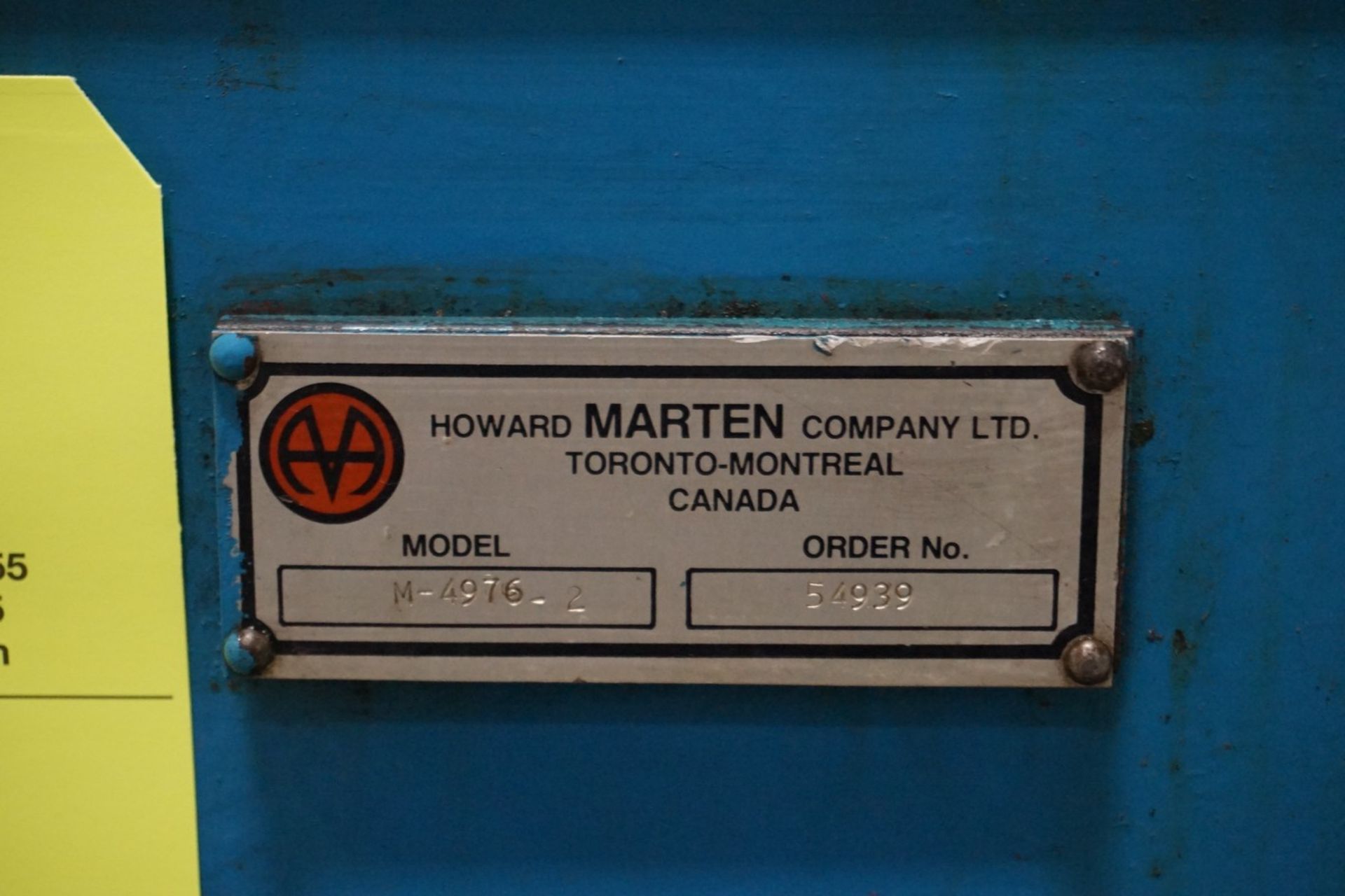 Marten Model M4976-2 Hydraulic Power Pack - Bild 2 aus 2