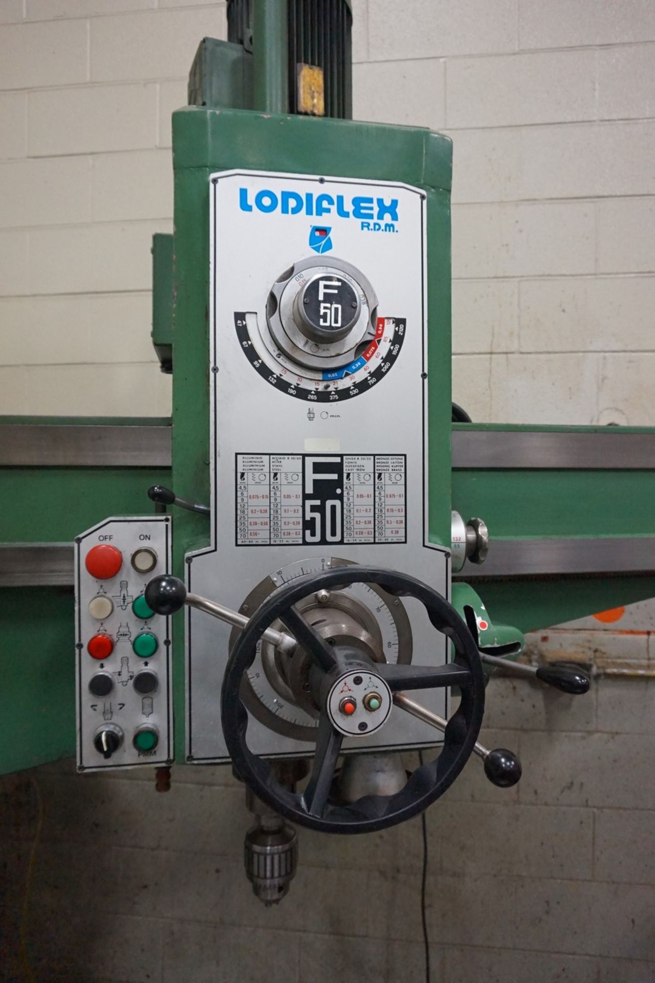 Lodiflex Model F50 Radial Arm Drill - Image 2 of 4