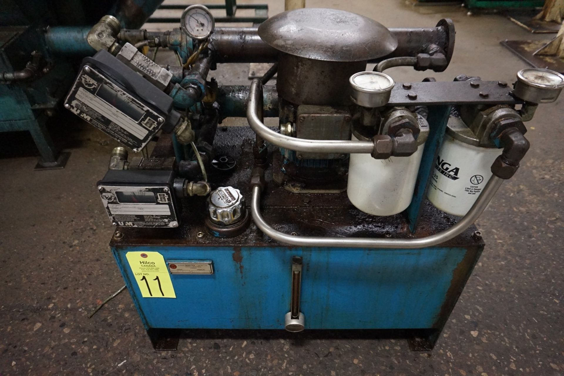 Marten Model M4976-2 Hydraulic Power Pack