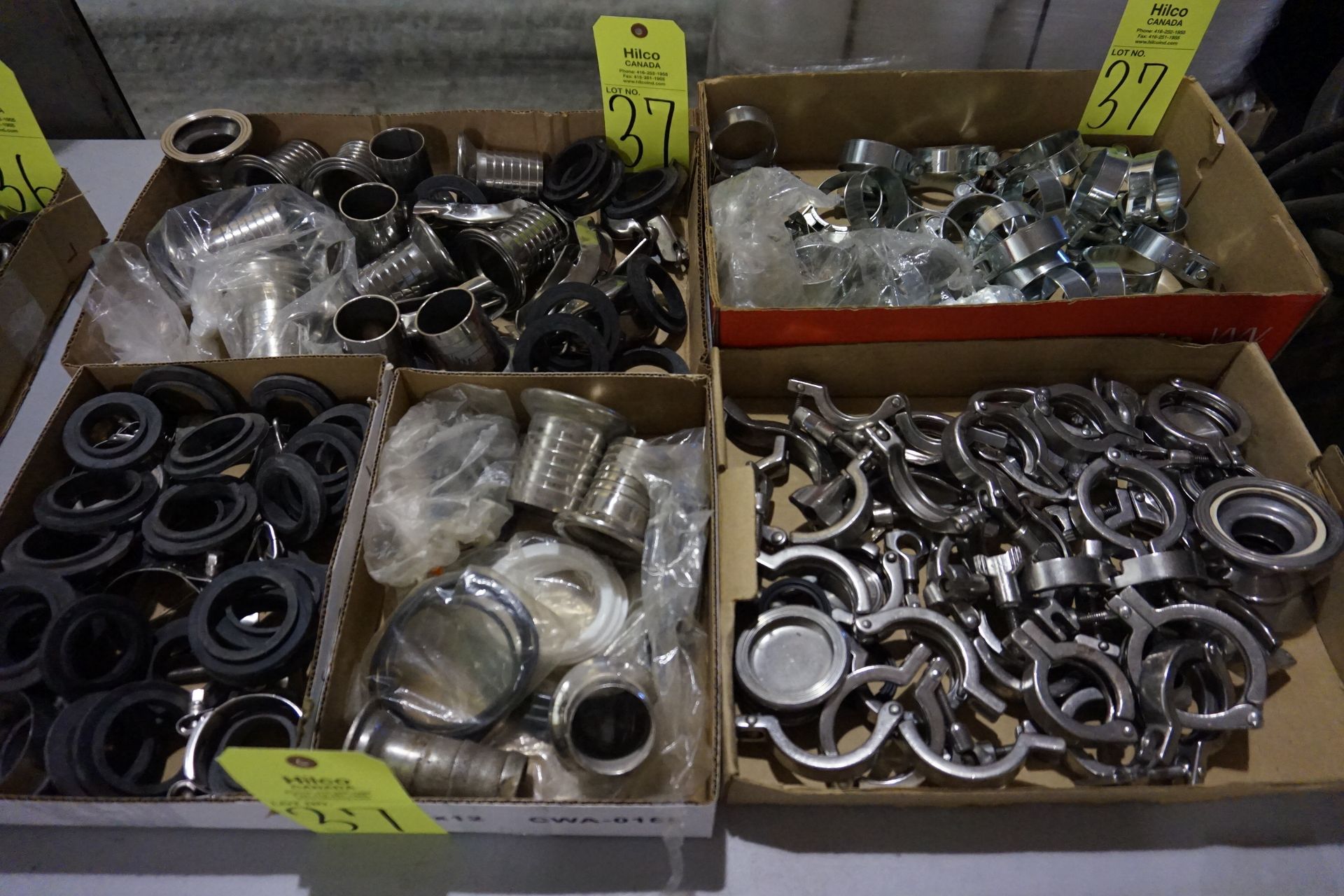 Asst. S.S Hose Clamp with Seals, Etc.