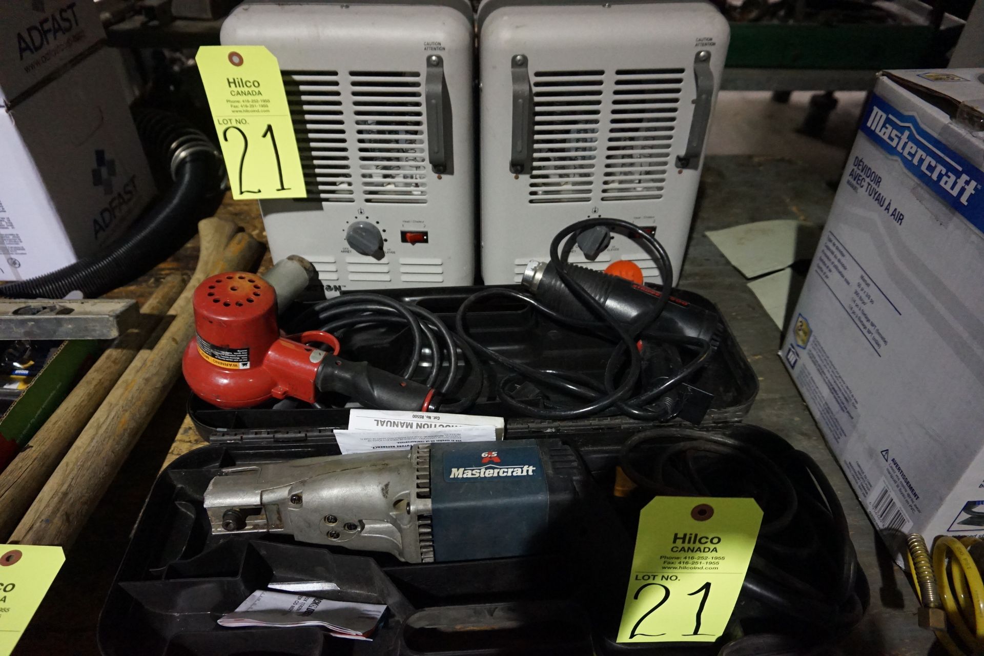 Asst. Heaters, Sawzall & Heat Gun