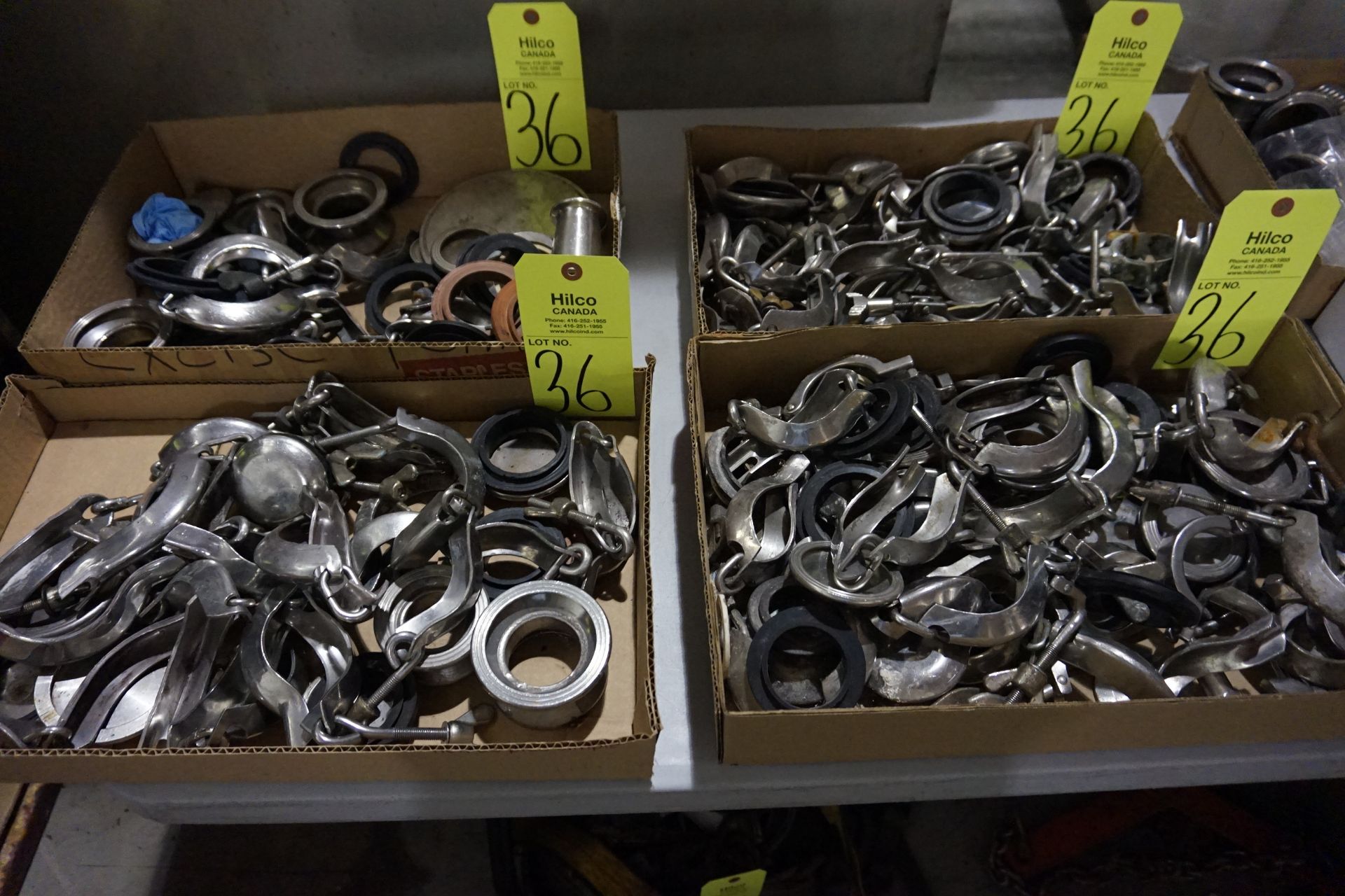 Asst. S.S Hose Clamp with Seals, Etc.