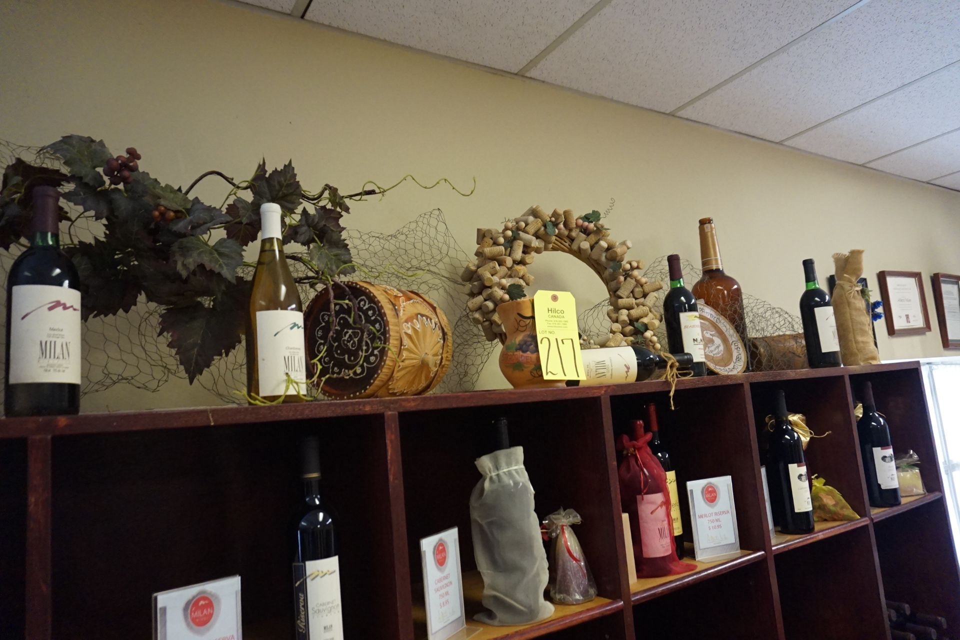 Asst. Decor, Wine Racks (Located on Shelving Displays) - Image 6 of 17