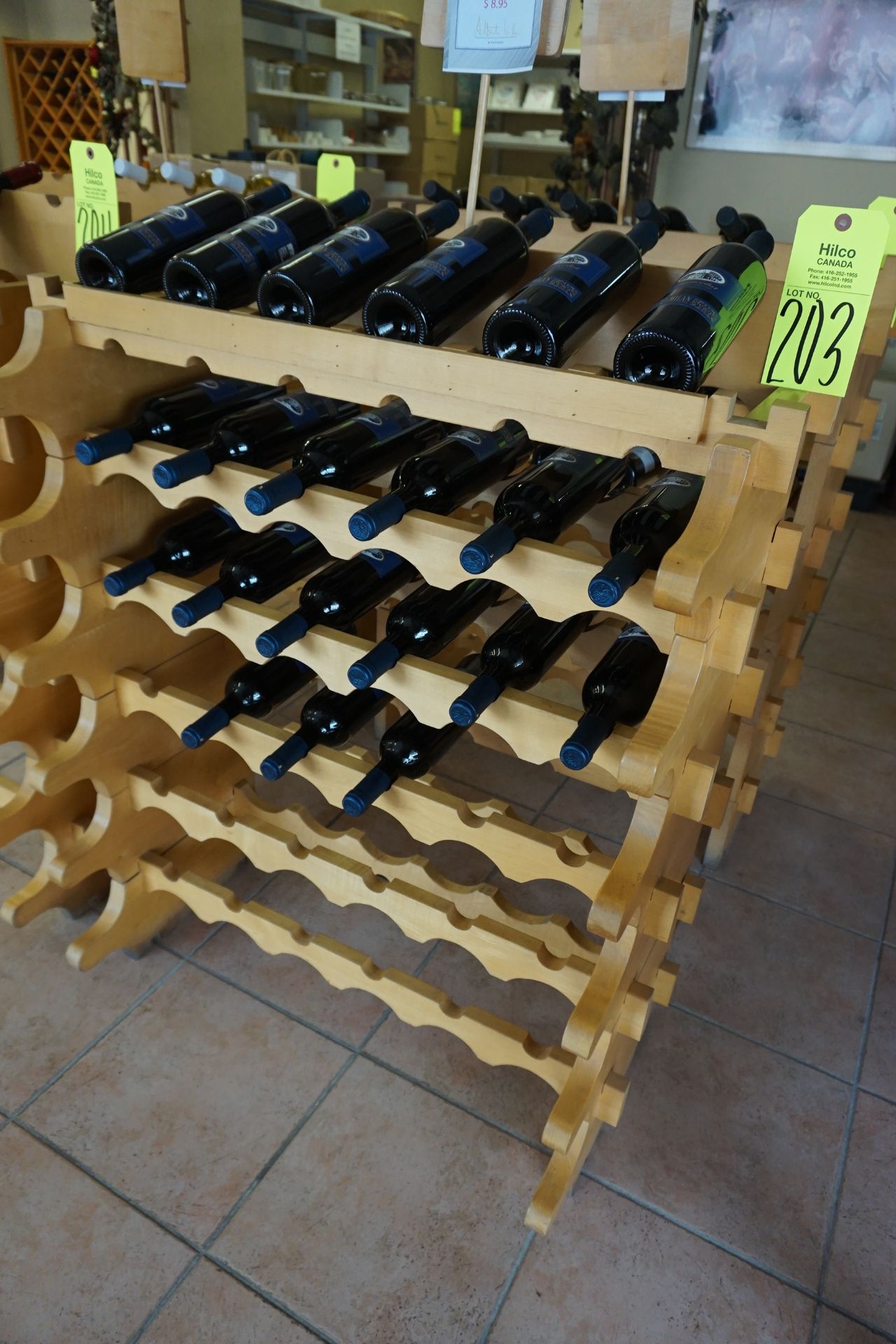 Wooden 6-Tier Wine Holder