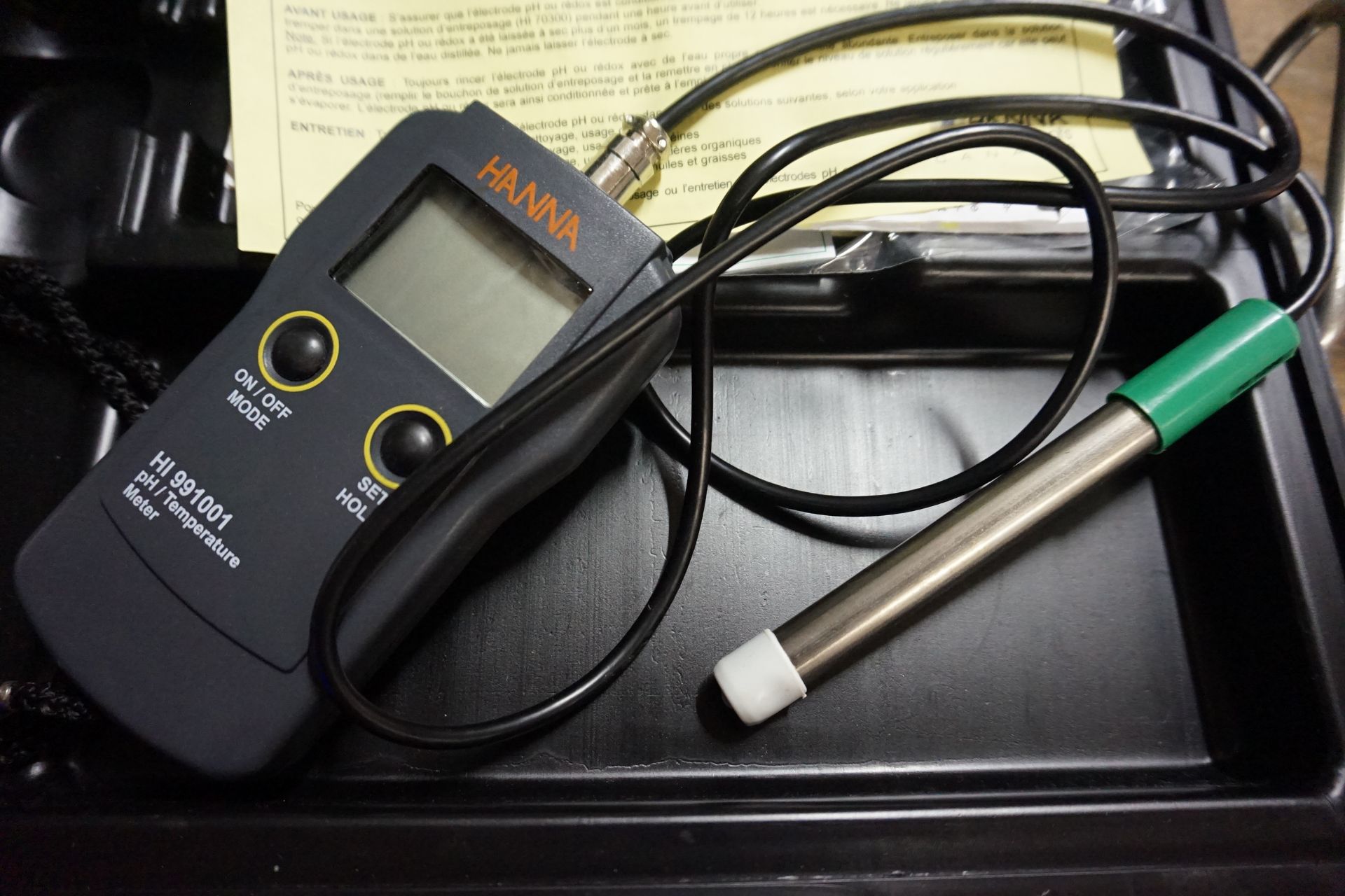 Hanna Model HI991001 PH/Temperature Meter - Image 2 of 2