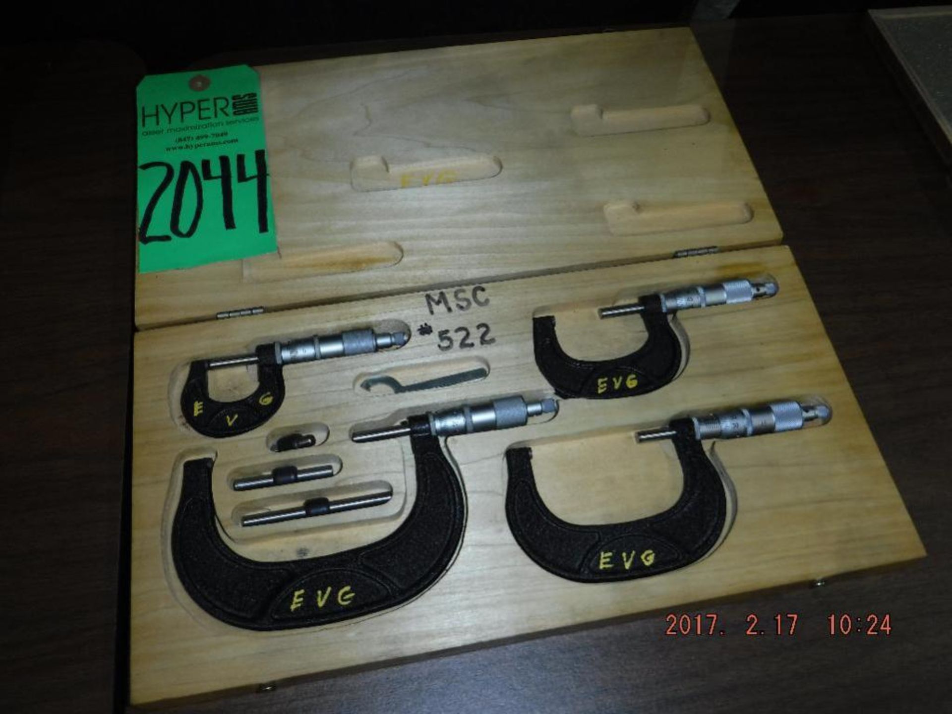 4 Pcs Set, Micrometer in Box