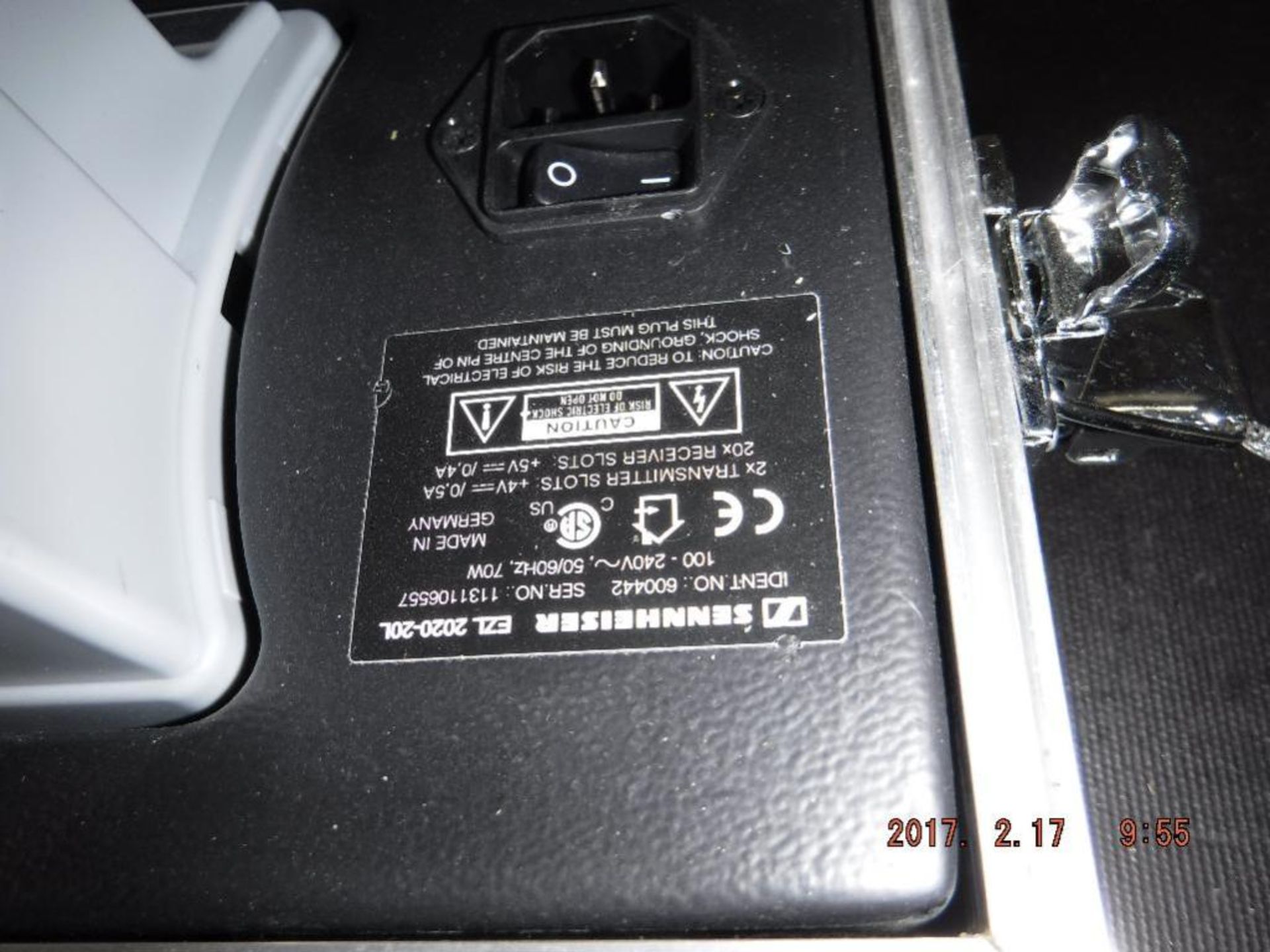 Sennheiser EZL 2020-20L Tap Guide Sound System, 20 Head Sets, 1-Mic, S/N 1131106557 - Image 3 of 3