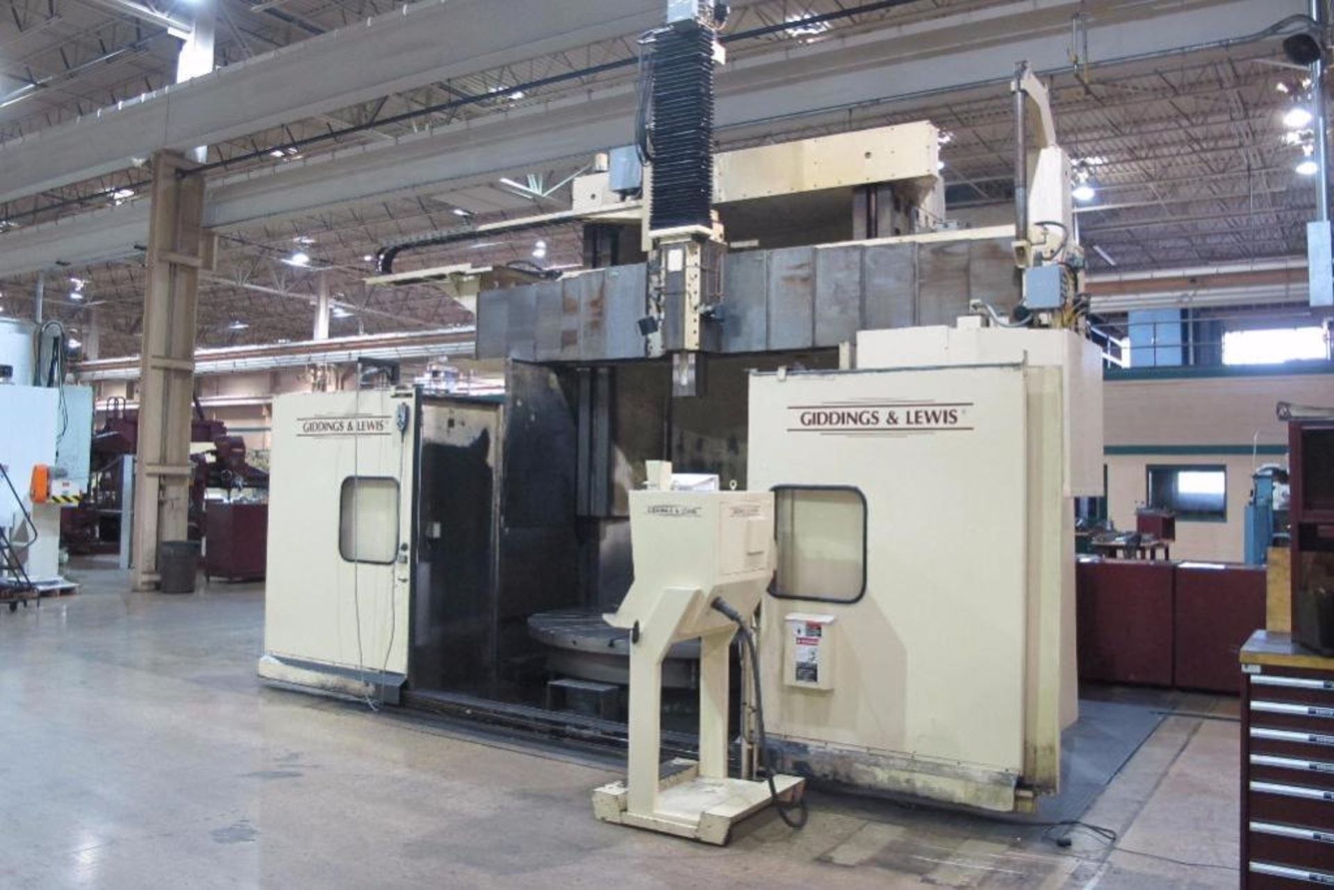 (2004) Giddings & Lewis CNC Vertical Turning Center, Series 515, Ram with 12-Station ATC, 96" Table, - Image 2 of 9