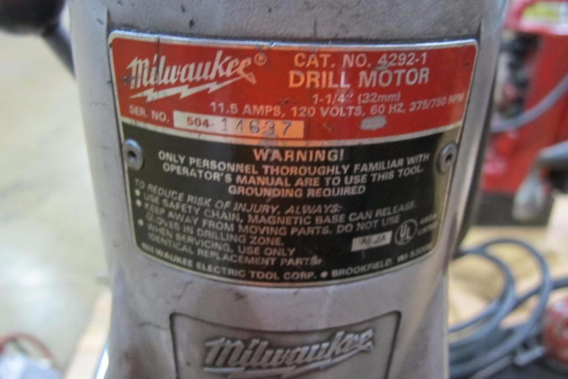 Milwaukee Heavy Duty Electromagnetic Drill Press - Image 5 of 5