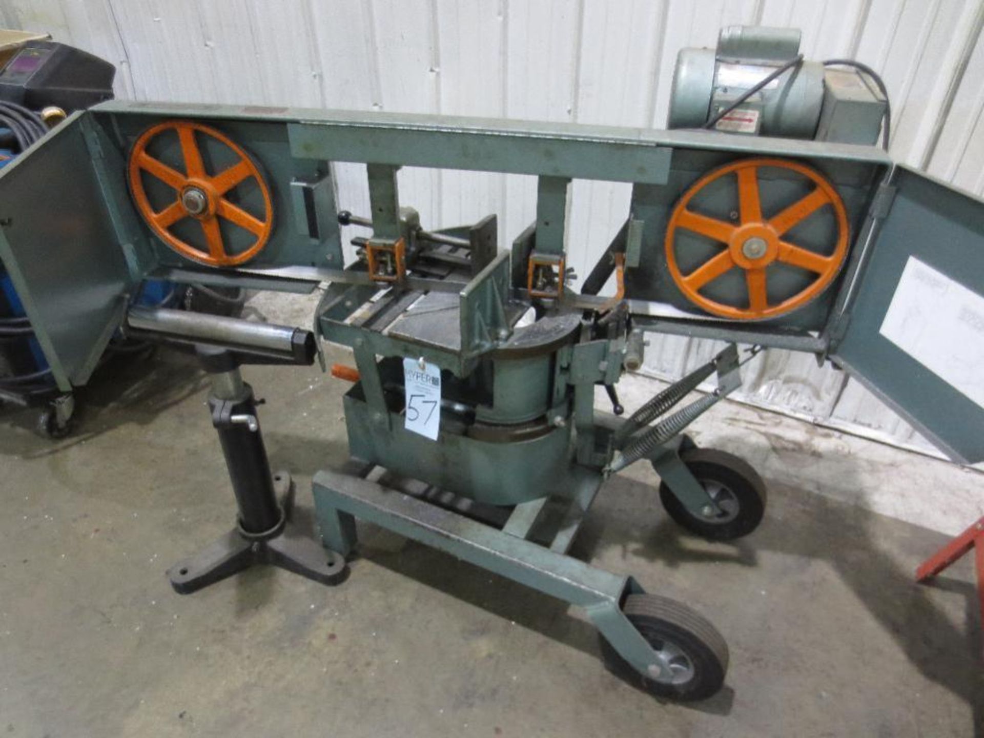 Ellis band saw, blade size 10in x 1in x .035, Capacities-7in round at 45 degrees, 10in round at 90 d - Image 2 of 5