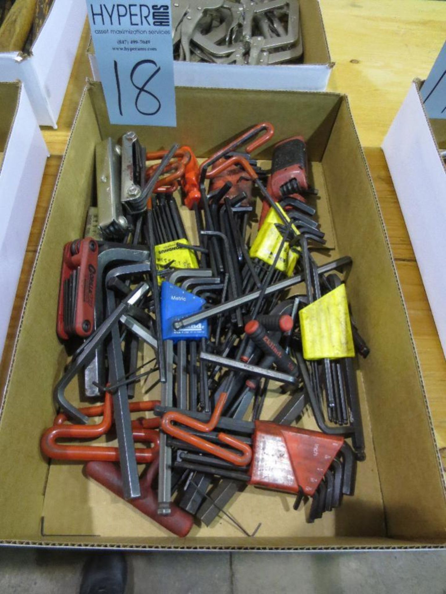 Assorted allen wrenches