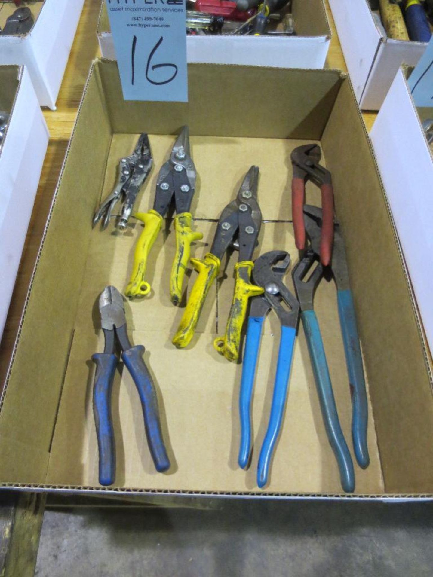 Assorted snips and channel locks