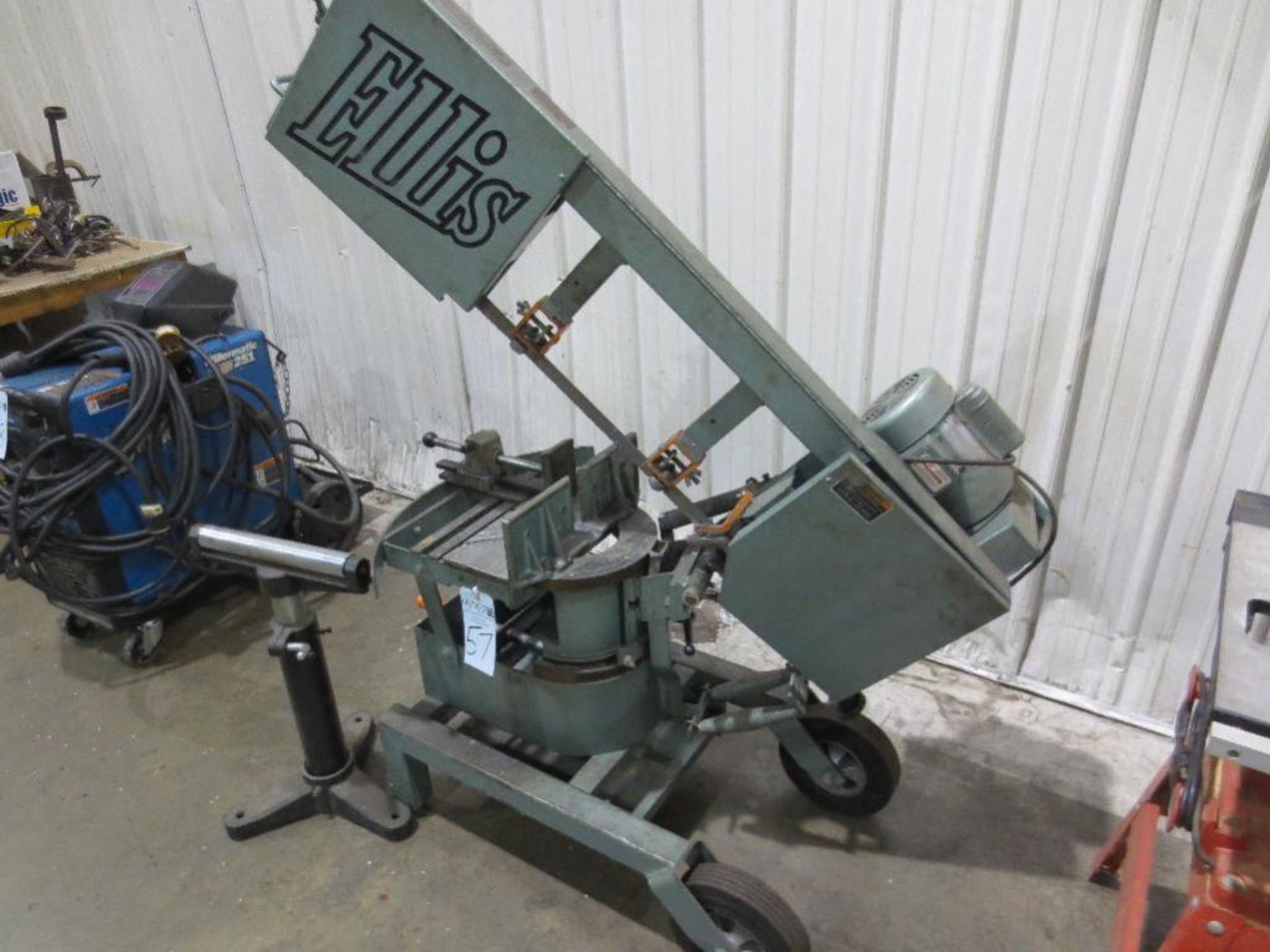 Ellis band saw, blade size 10in x 1in x .035, Capacities-7in round at 45 degrees, 10in round at 90 d - Image 4 of 5