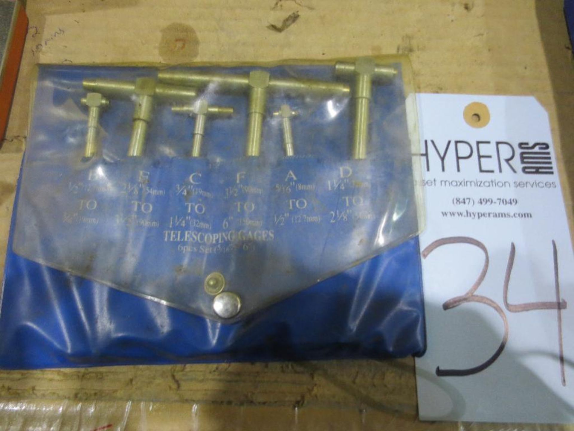 Set of telescoping gauges