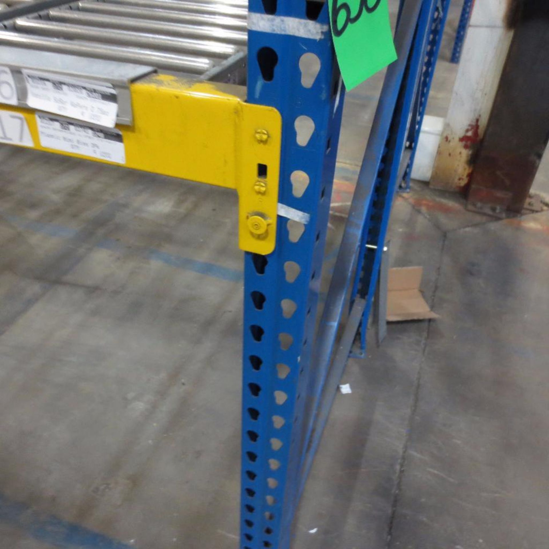 (28) Section of Pallet Racking, (30) Legs 16' X 42", Apx. 135 Cross Beams 8', (70) Pallet Roller Con - Image 3 of 3