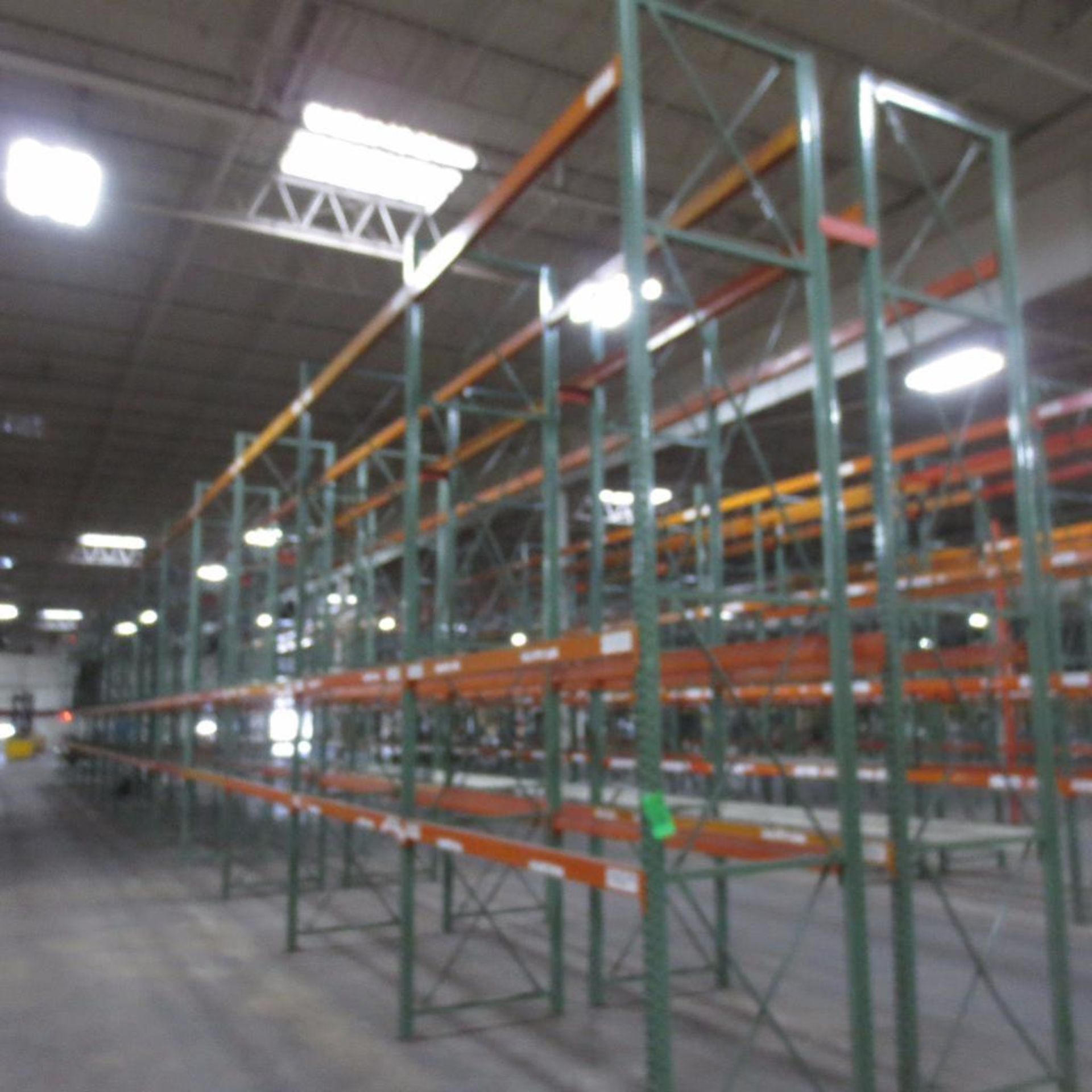 (28) Section of Pallet Racking, (30) Legs 16' X 42", Apx. 160 Cross Beams 99"