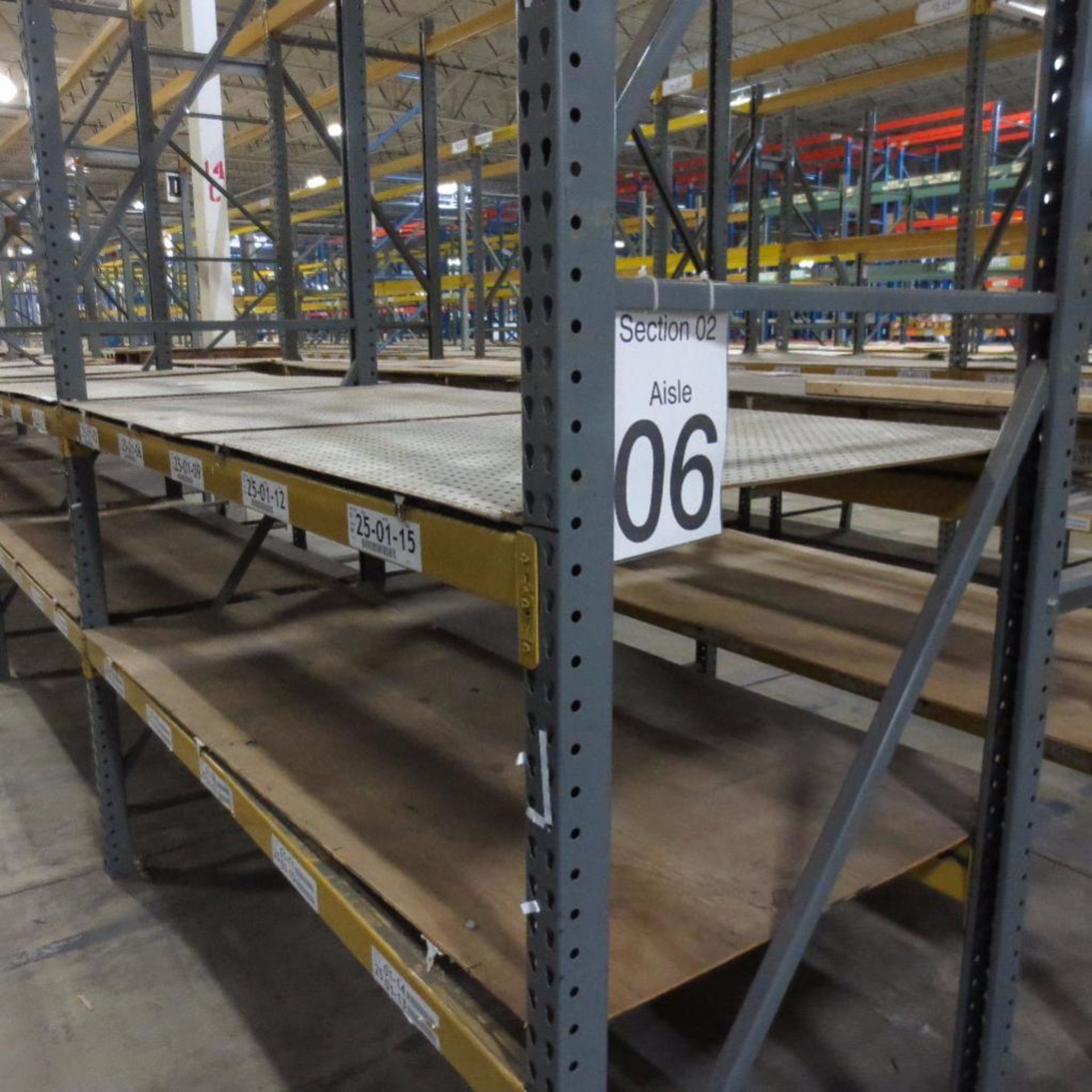 (26) Section of Pallet Racking, (26) Legs 12' X 42", Apx. 156 Cross Beams 8' - Image 2 of 2